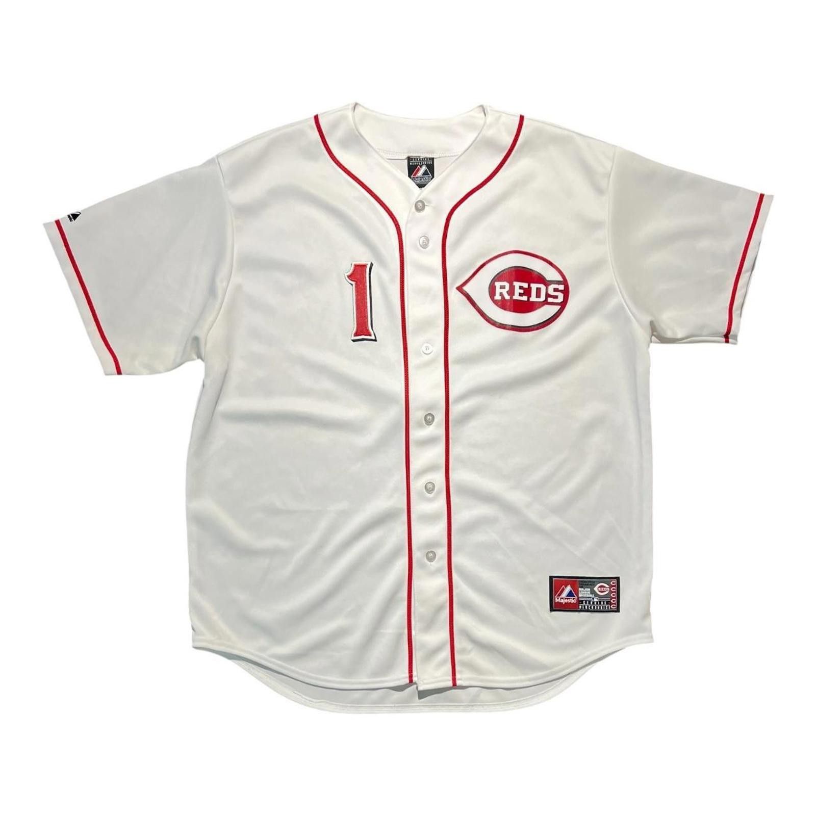 Other VTG Cincinnati Reds Horseshoe Majestic MLB Baseball Jersey Size US XL / EU 56 / 4 - 1 Thumbnail