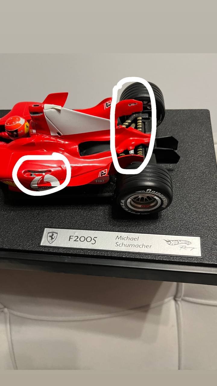 Ferrari Michael Schumacher Bolide Ferrari F2005 Toy Car
