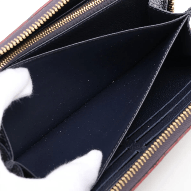 Louis Vuitton Monogram Empreinte Zippy Wallet Navy Size ONE SIZE - 7 Thumbnail