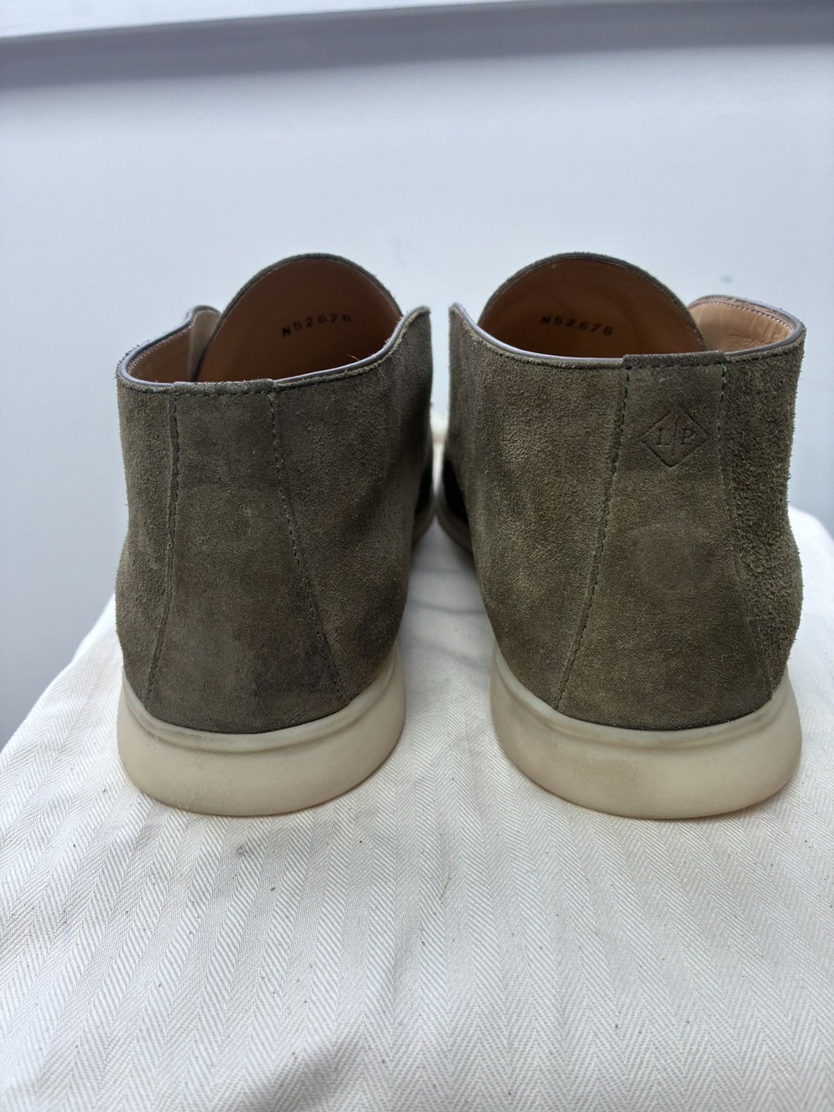 Loro Piana Loro Piana olive green open walk uk 7 eu 40 Size US 10 / IT 40 - 5 Thumbnail