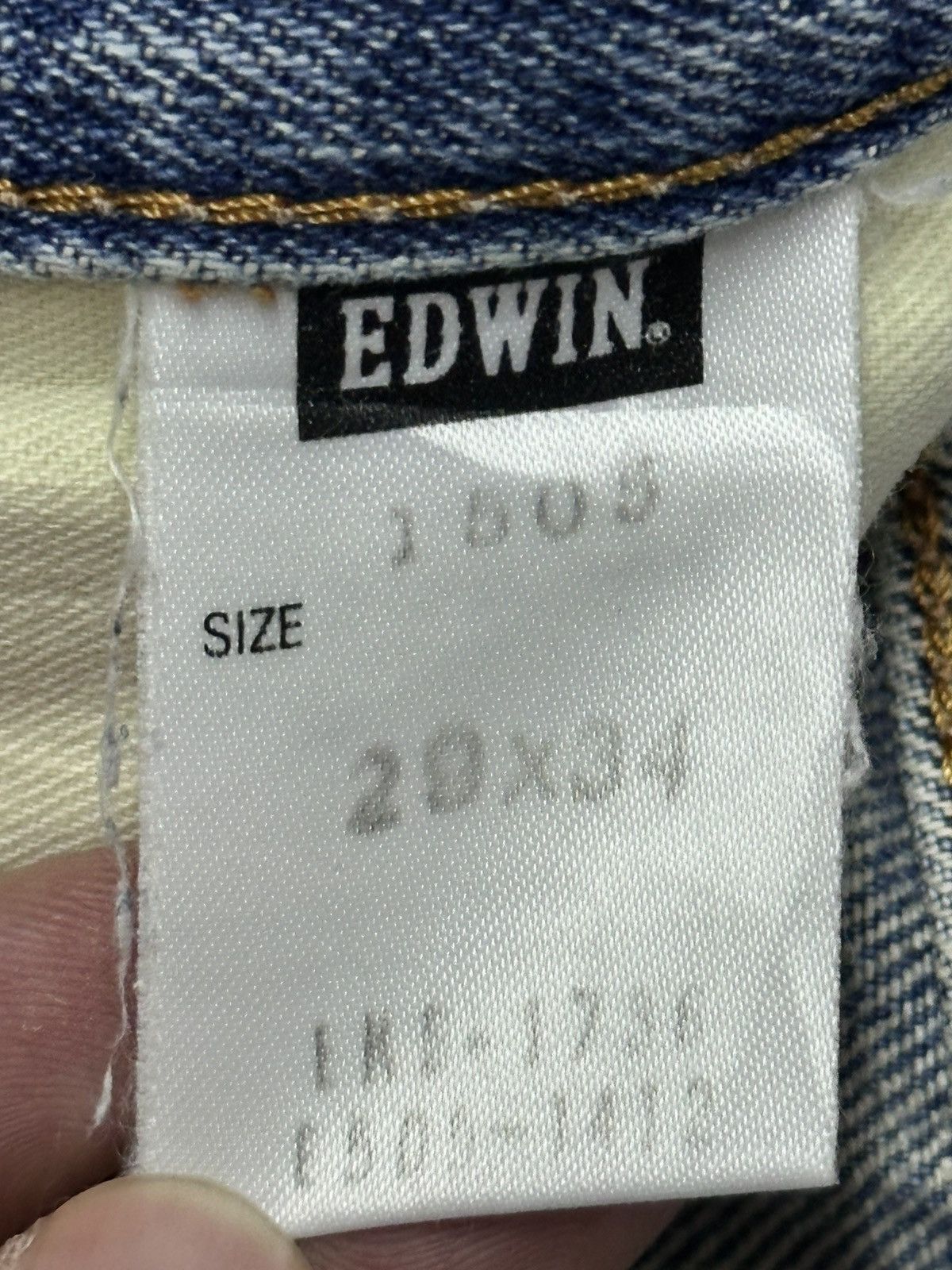 Edwin Vintage Edwin 505 Selvedge Japan Denim Straight Leg Faded Size US 30 / EU 46 - 16 Thumbnail