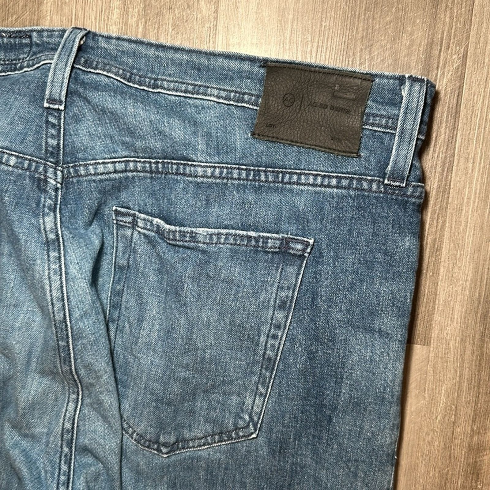 AG Adriano Goldschmied AG Jeans Owens Athletic Fit Jeans - 38x32 (Altered Length) Size US 38 / EU 54 - 5 Thumbnail