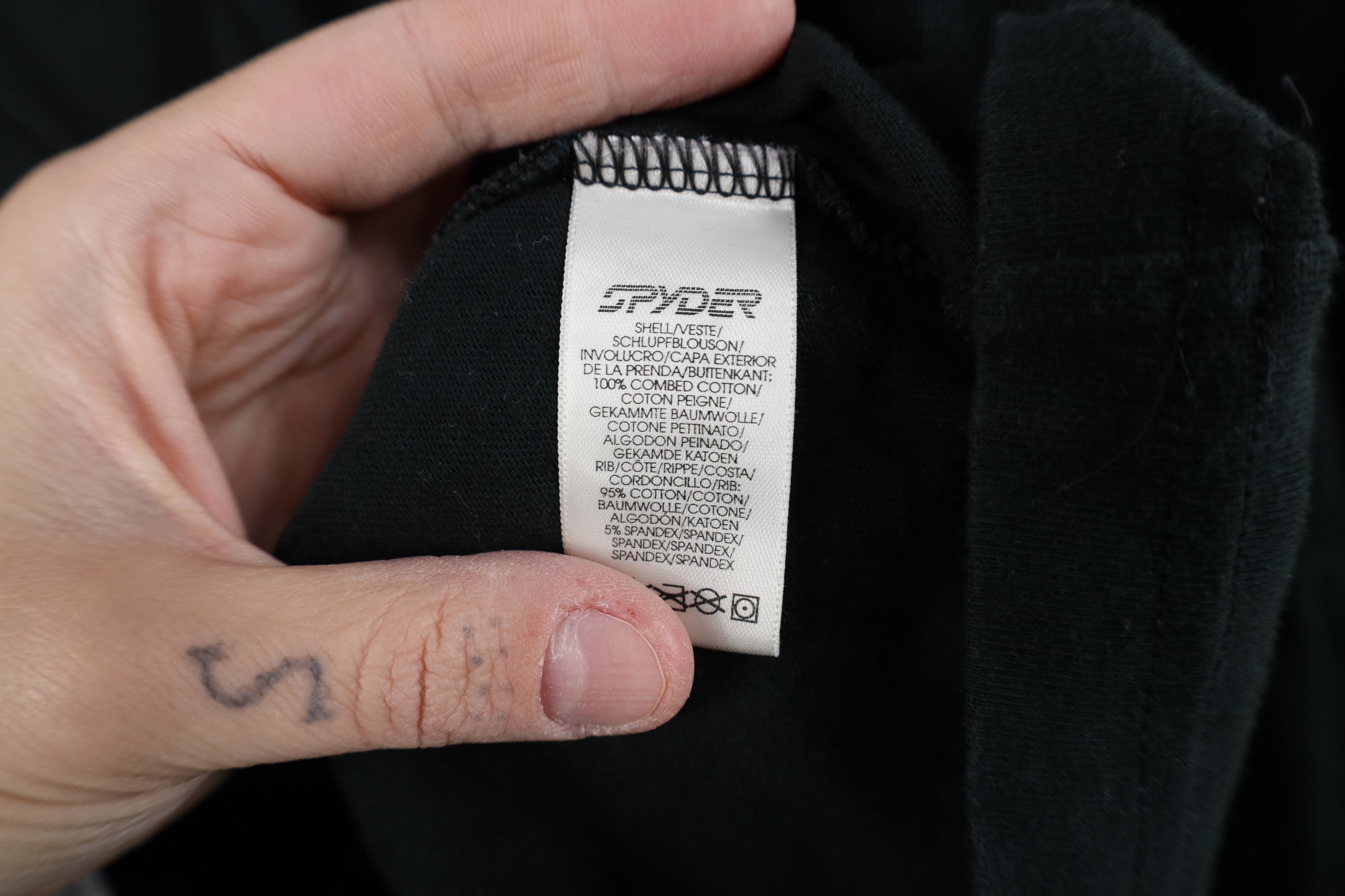 Spyder Vintage 90s Spyder Big Log Web Half Zip Mock Neck Shirt Size US L / EU 52-54 / 3 - 10 Thumbnail