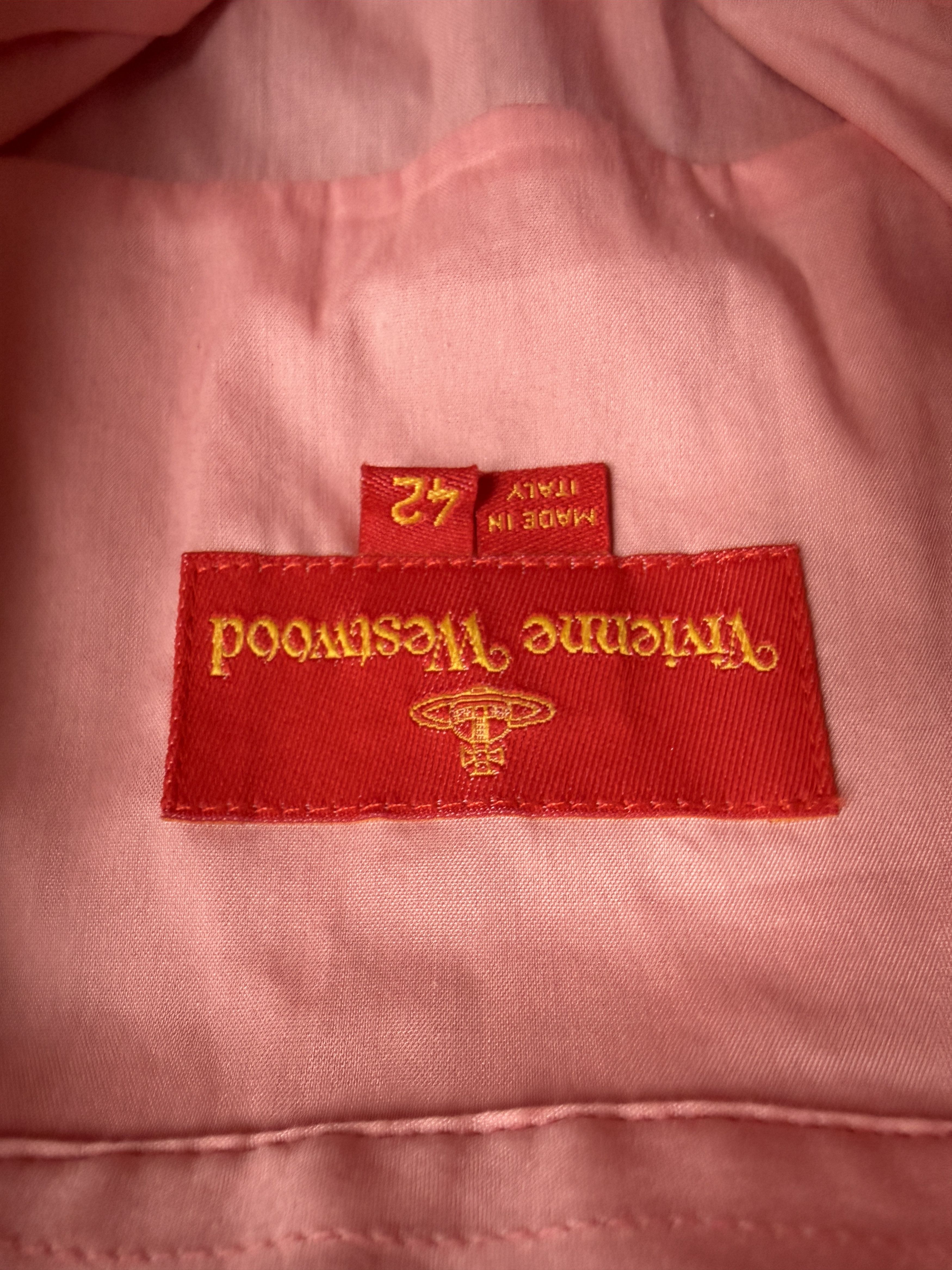 Vivienne Westwood Brand New 2016 RED LABEL pink tailored shirt w/ orb Size M / US 6-8 / IT 42-44 - 11 Thumbnail