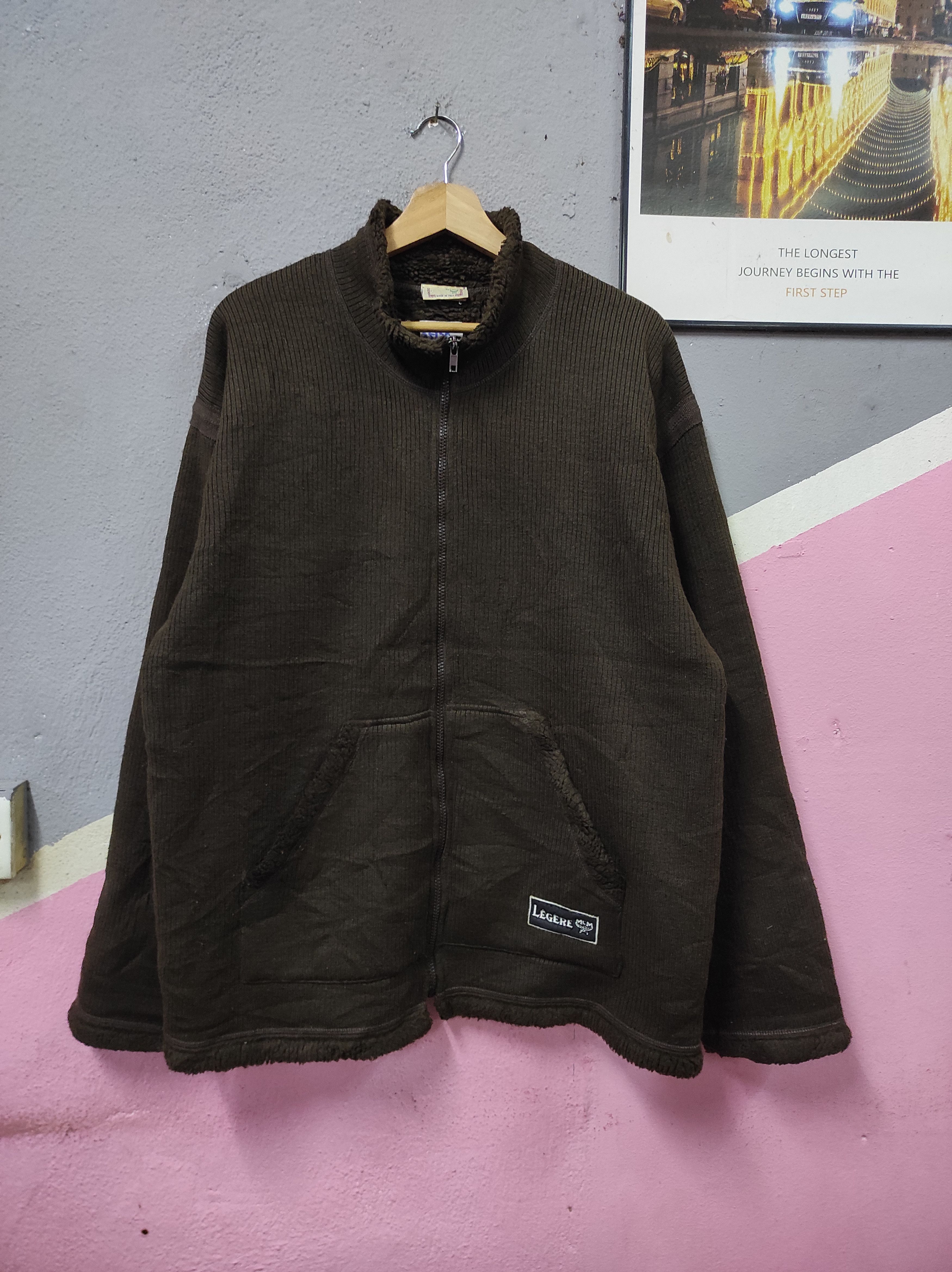 MCM × Vintage LEGERE MCM LINING SHERPA JACKET SWEATER Size US M / EU 48-50 / 2 - 1 Thumbnail