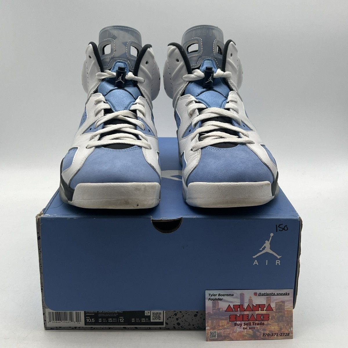 Jordan Brand Air Jordan 6 unc home Size US 10.5 / EU 43-44 - 2 Thumbnail