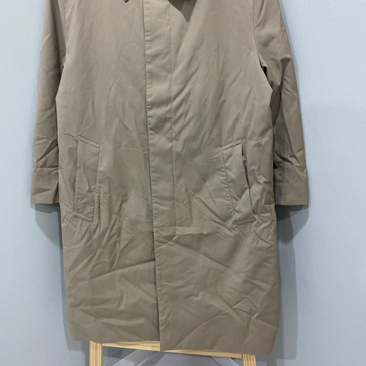 Mackintosh Mackintosh Beige Balmacaan Coat - Made in UK - Premium Mac Size US S / EU 44-46 / 1 - 5 Thumbnail
