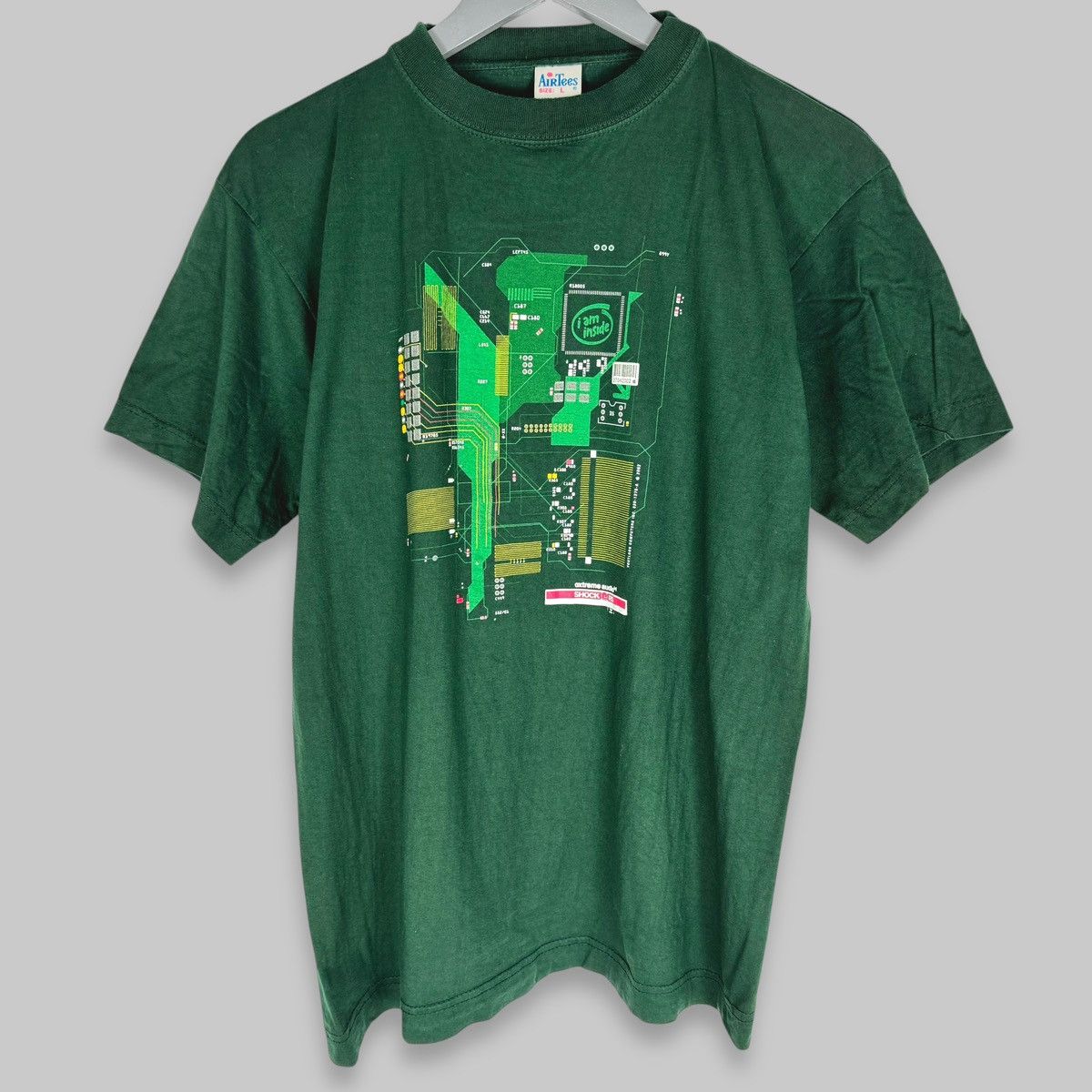 Vintage Vintage 90s Shockers Audio I Am Inside Rare Music T Shirt Size US L / EU 52-54 / 3 - 1 Thumbnail
