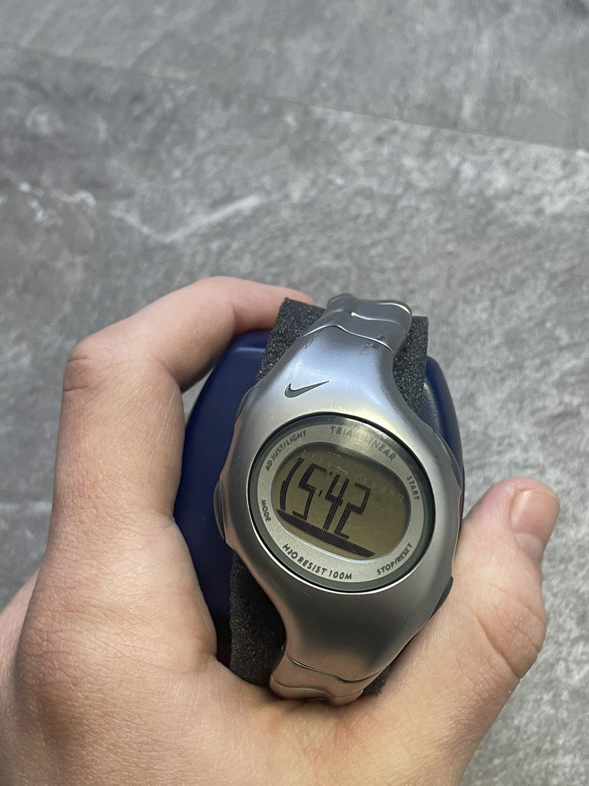 Nike 🚨 Nike Triax Liner Metal Super Digital Chronograph Watch Size ONE SIZE - 9 Thumbnail