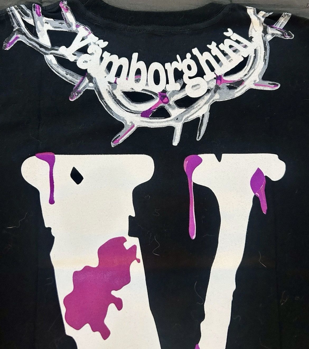 Vlone Vlone x Yams Day Jesus Piece T-Shirt 'Black' Size Large Size US XL / EU 56 / 4 - 11 Thumbnail