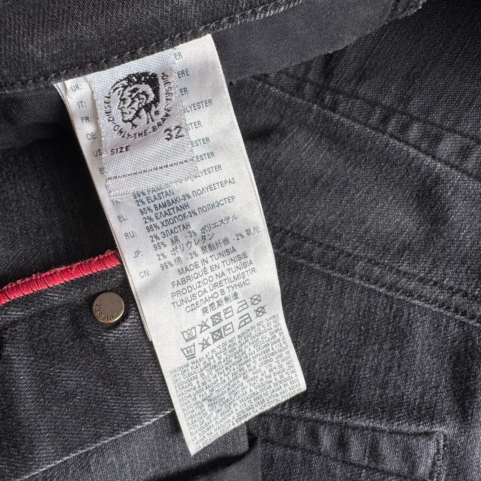 Diesel Diesel Selvedge Vintage Tepphar-X Slim Carrot Jeans 32x32 Size US 32 / EU 48 - 10 Thumbnail