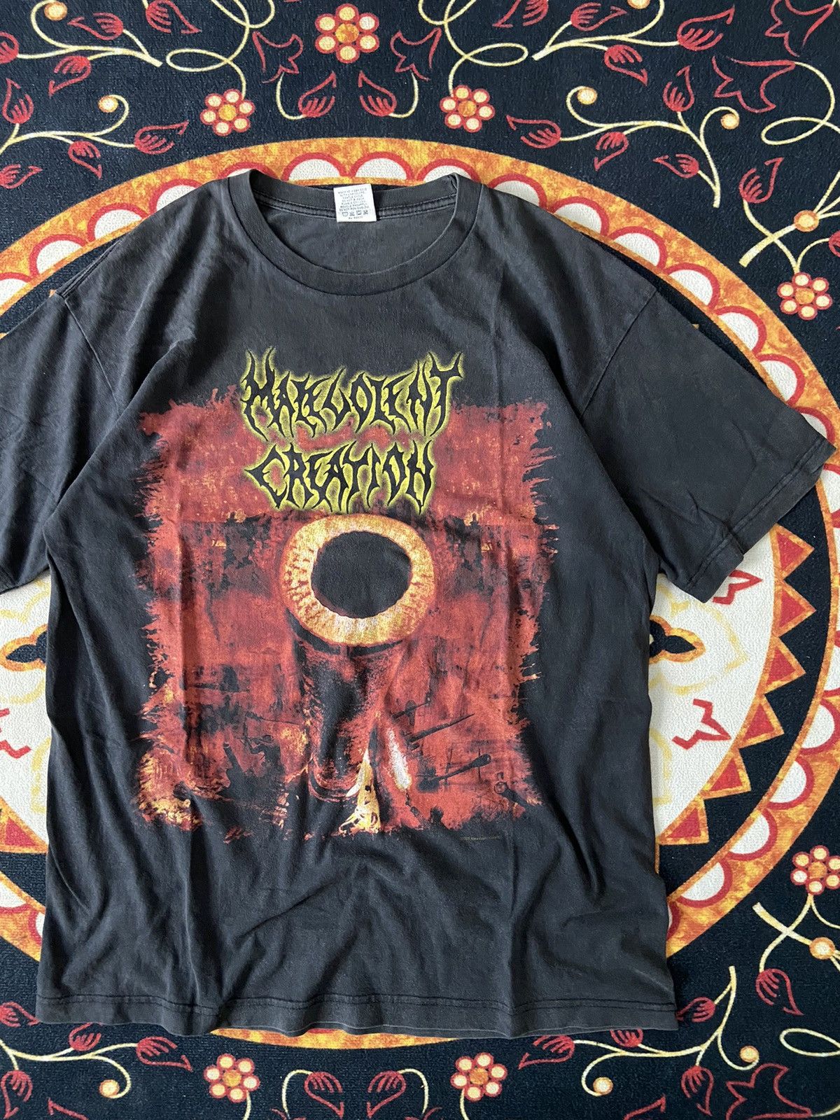 Band Tees × Vintage VINTAGE Y2K MALEVOLENT CREATION WARKULT TOUR Size US L / EU 52-54 / 3 - 3 Thumbnail