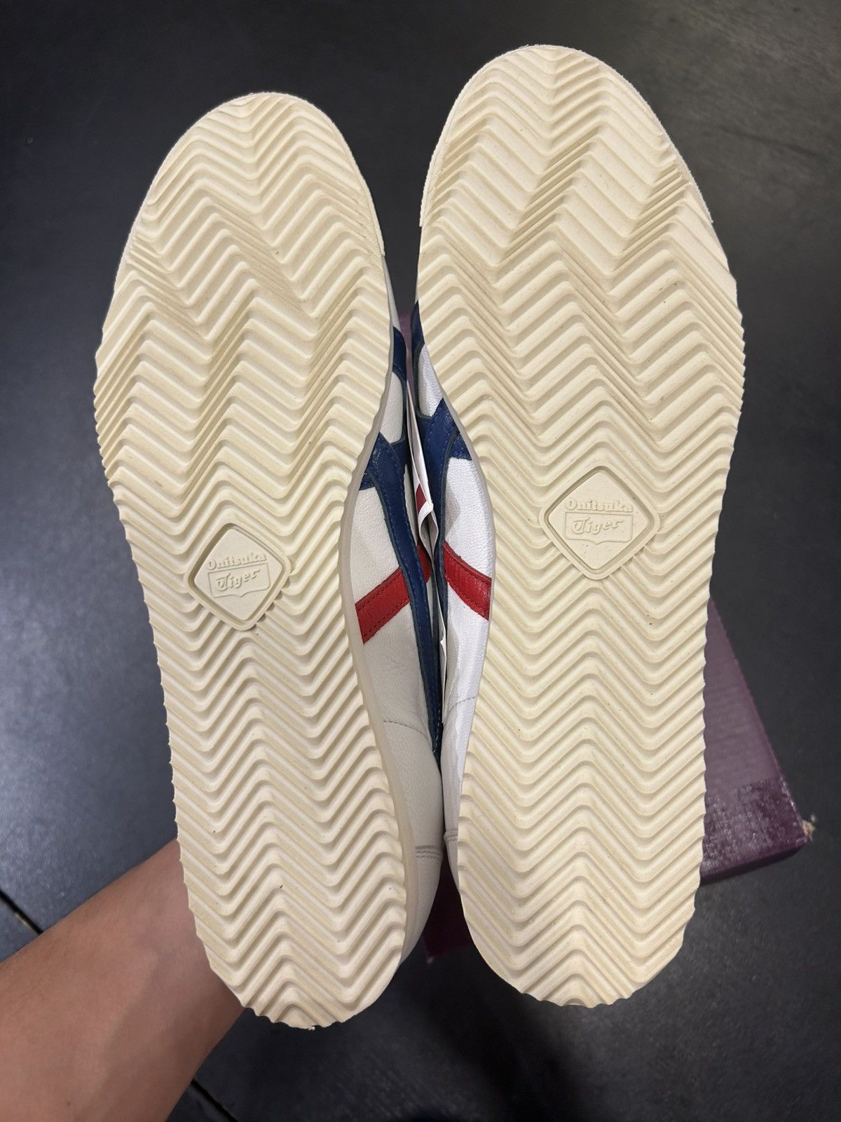 Asics Onitsuka Tiger Mexico Runspark ‘White Navy Red’ Size US 11 / EU 44 - 5 Thumbnail