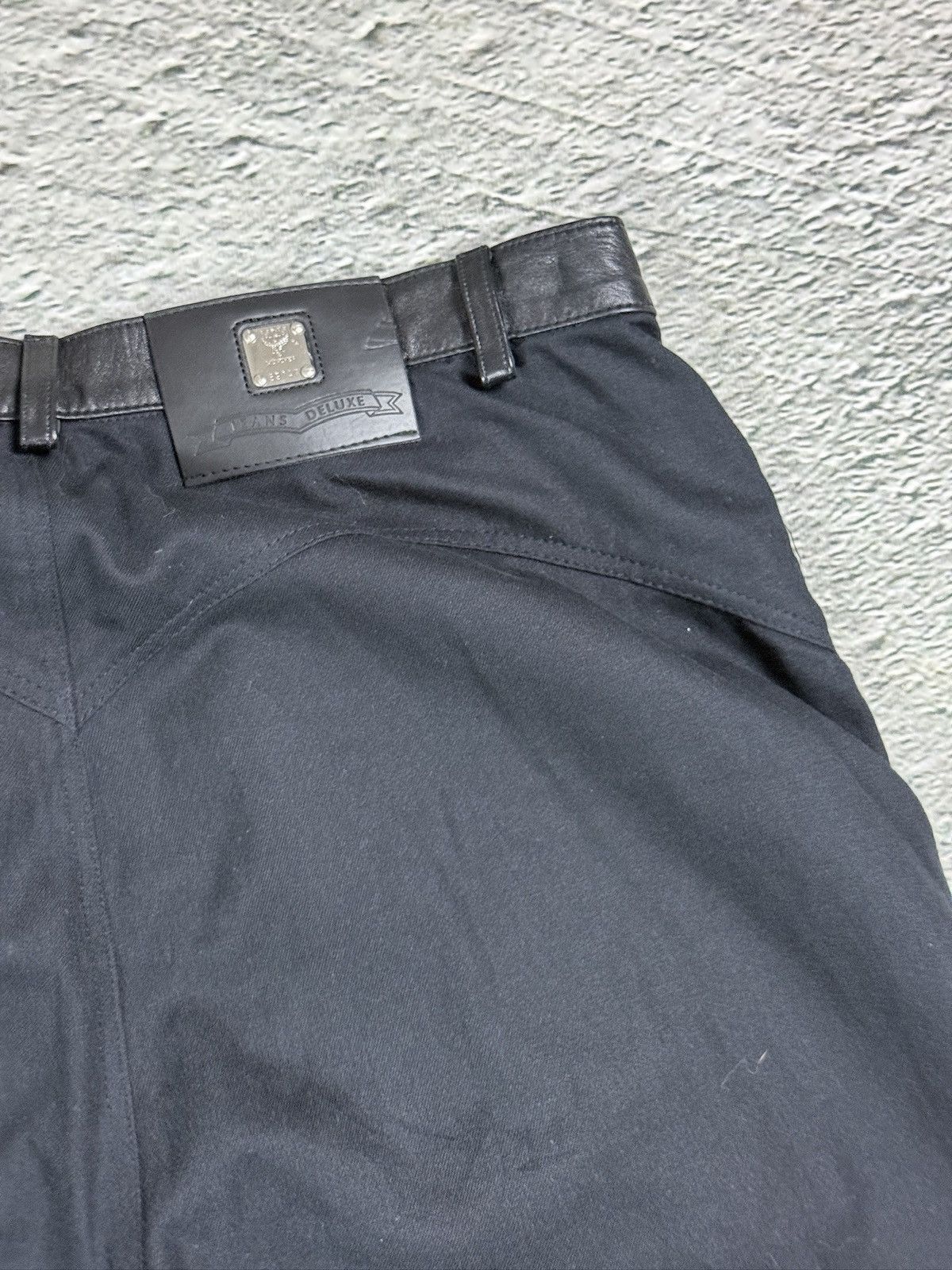 MCM MCM Black Leather Pants Vintage Size US 32 / EU 48 - 10 Thumbnail