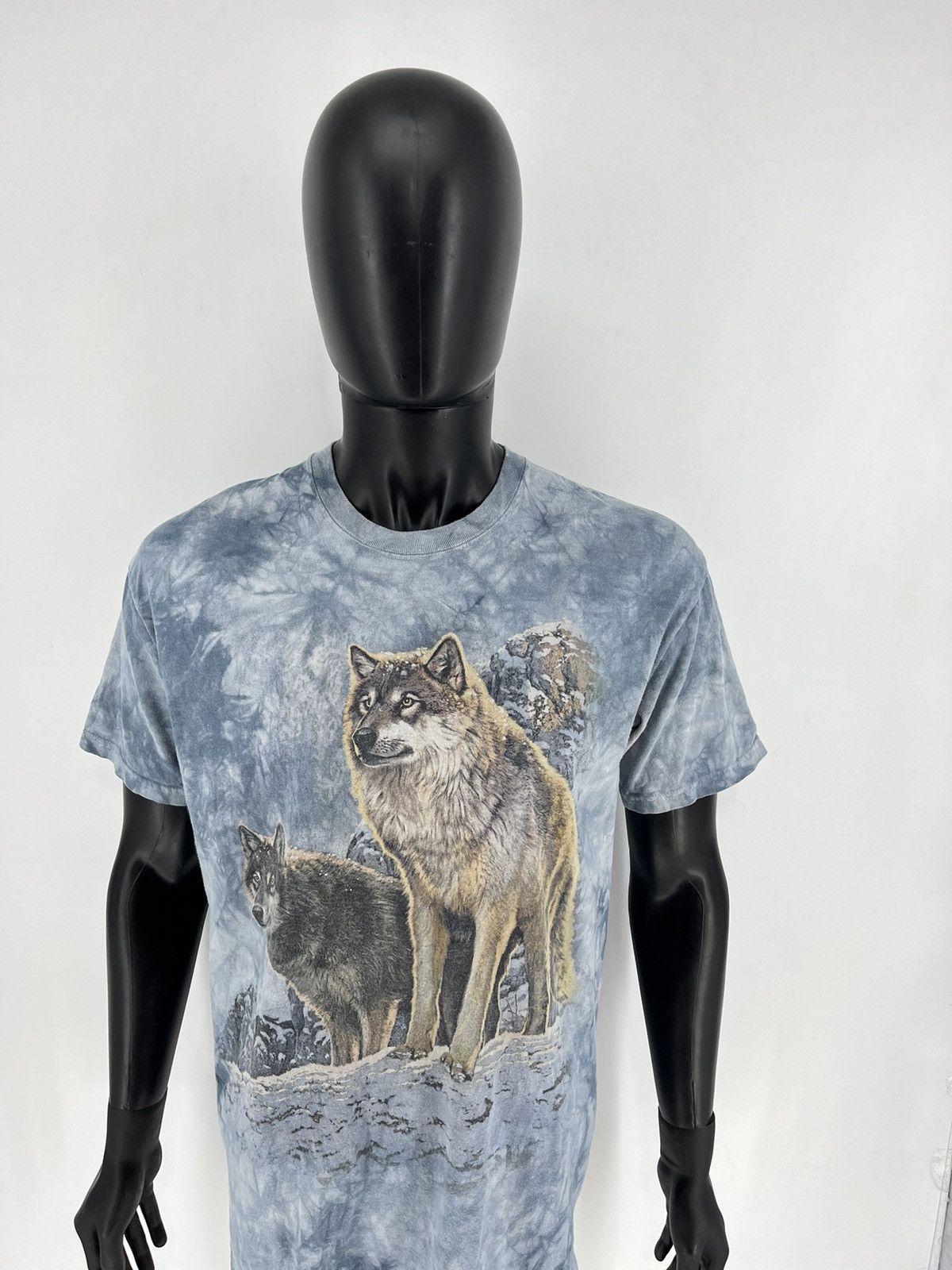 The Mountain × Vintage Vintage Y2K The Mountain Wolf Face Size S T-Shirt Size US L / EU 52-54 / 3 - 5 Thumbnail
