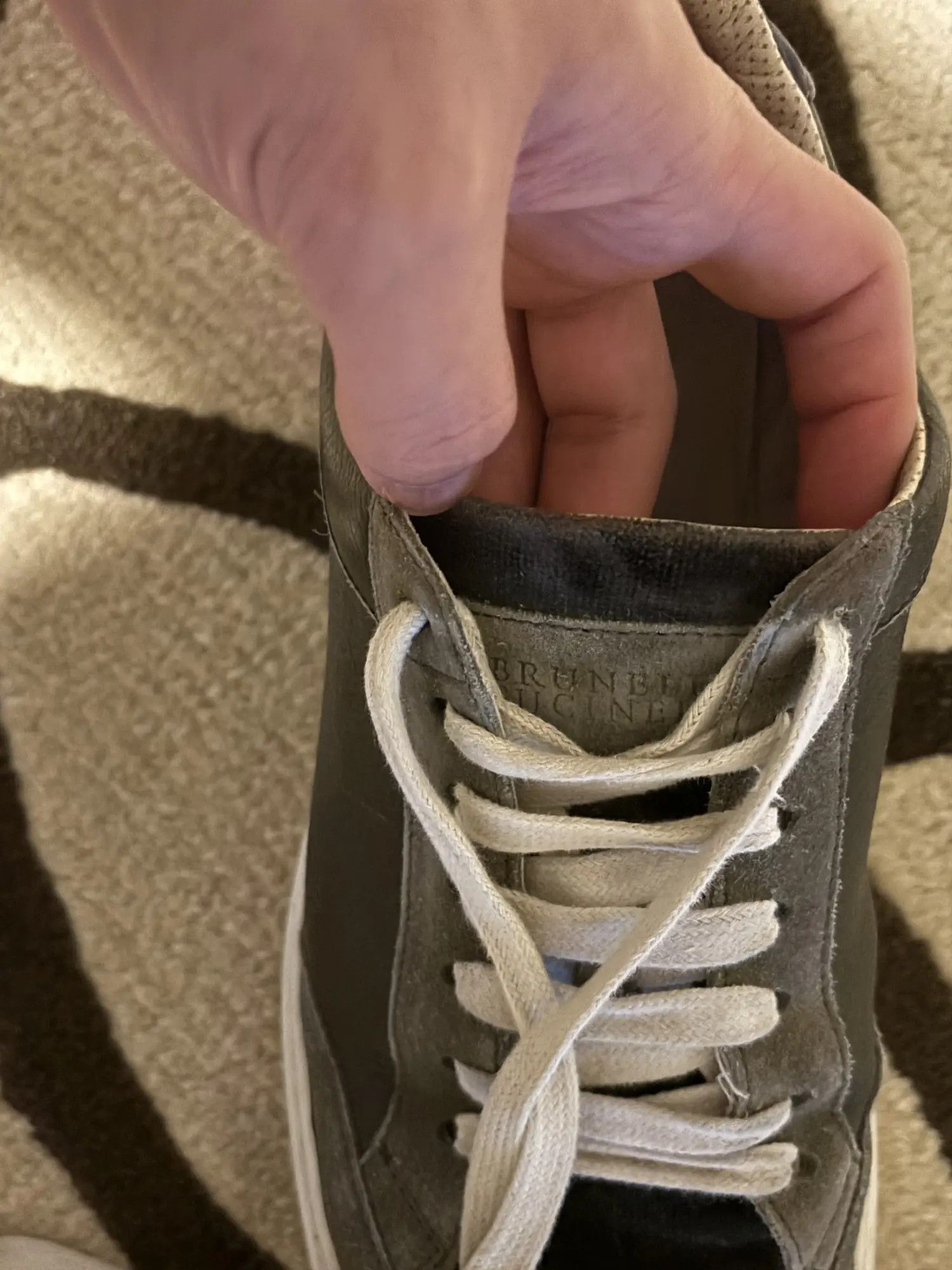 Brunello Cucinelli Leather and suede Brunello low sneakers Size US 8 / EU 41 - 6 Thumbnail