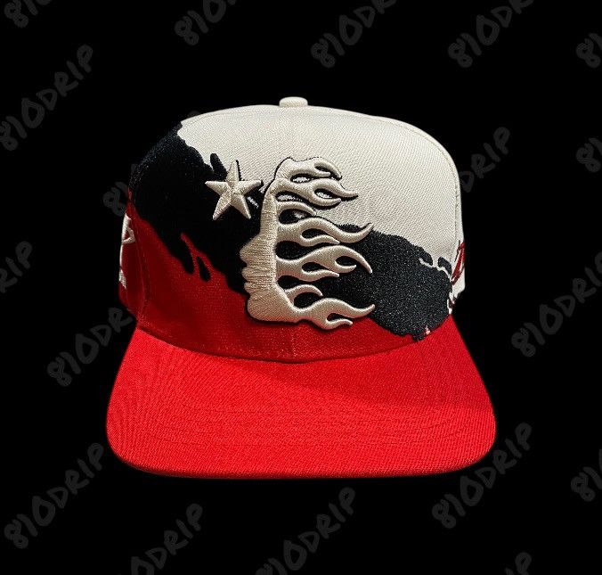HELLSTAR Hellstar Paintbrush SnapBack Hat - Red/Black Size ONE SIZE - 1 Thumbnail