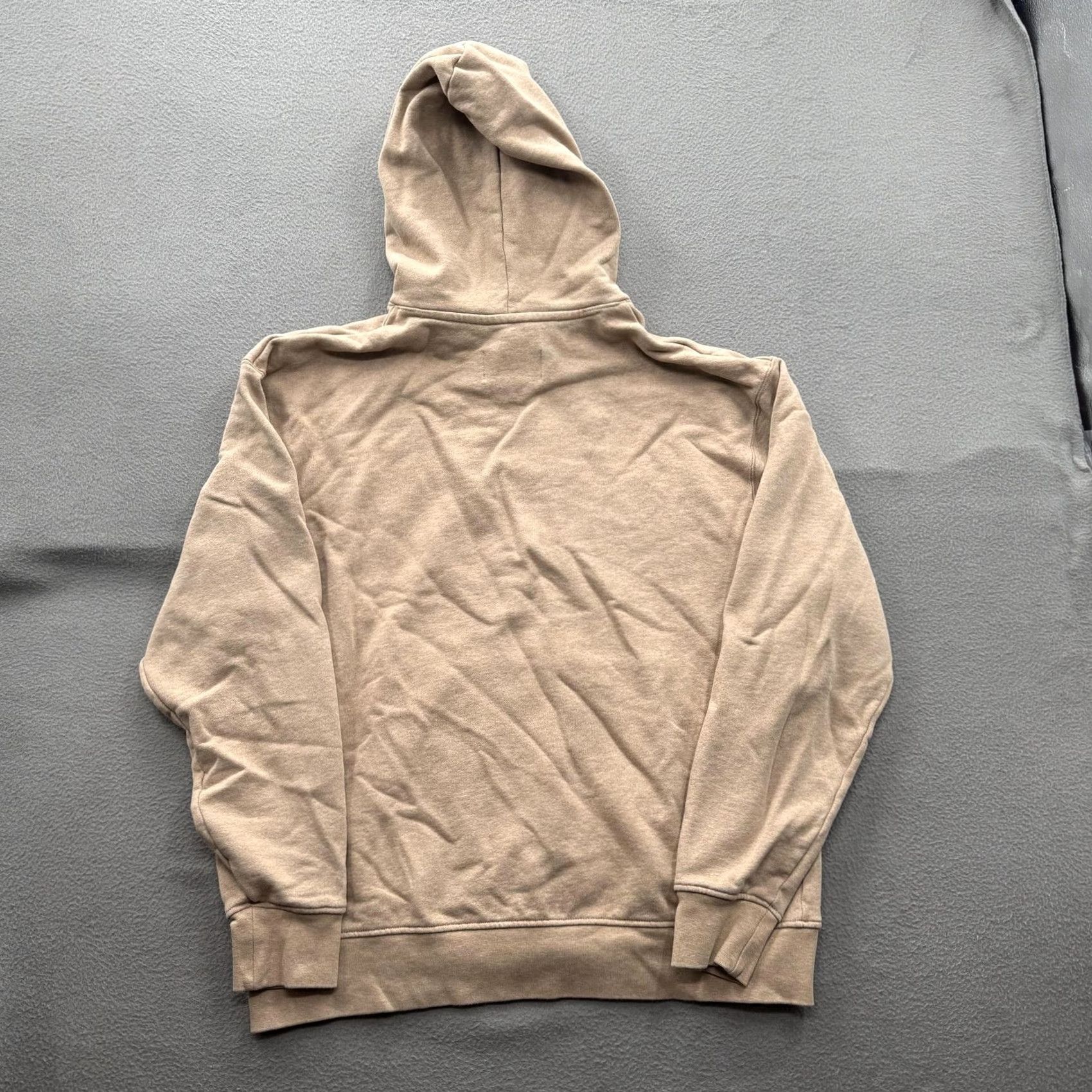Jordan Brand Jordan Hoodie Mens L Beige Cotton Fleece Pullover Sweatshirt Jumpman Logo Size US L / EU 52-54 / 3 - 2 Thumbnail
