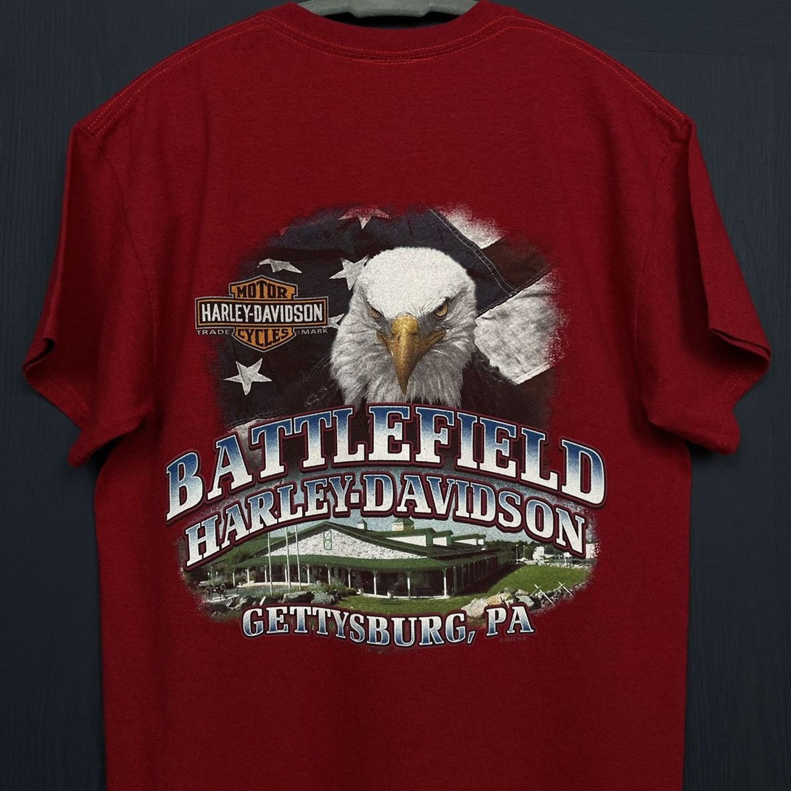 Harley Davidson × Japanese Brand × Vintage 🇺🇸HARLEY-D Motor Oil T Size US M / EU 48-50 / 2 - 2 Thumbnail