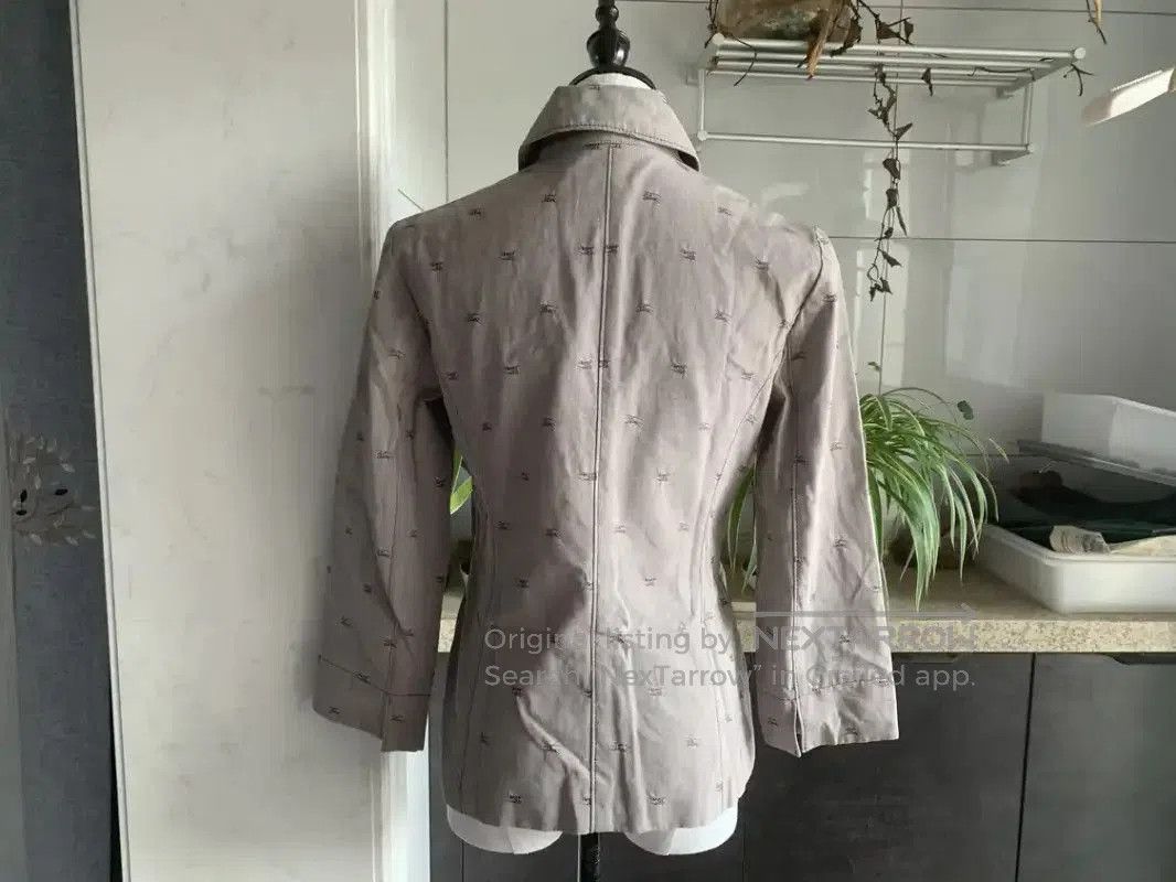 Burberry Burberry Gray Cotton Women's Jacket. Size M / US 6-8 / IT 42-44 - 7 Thumbnail