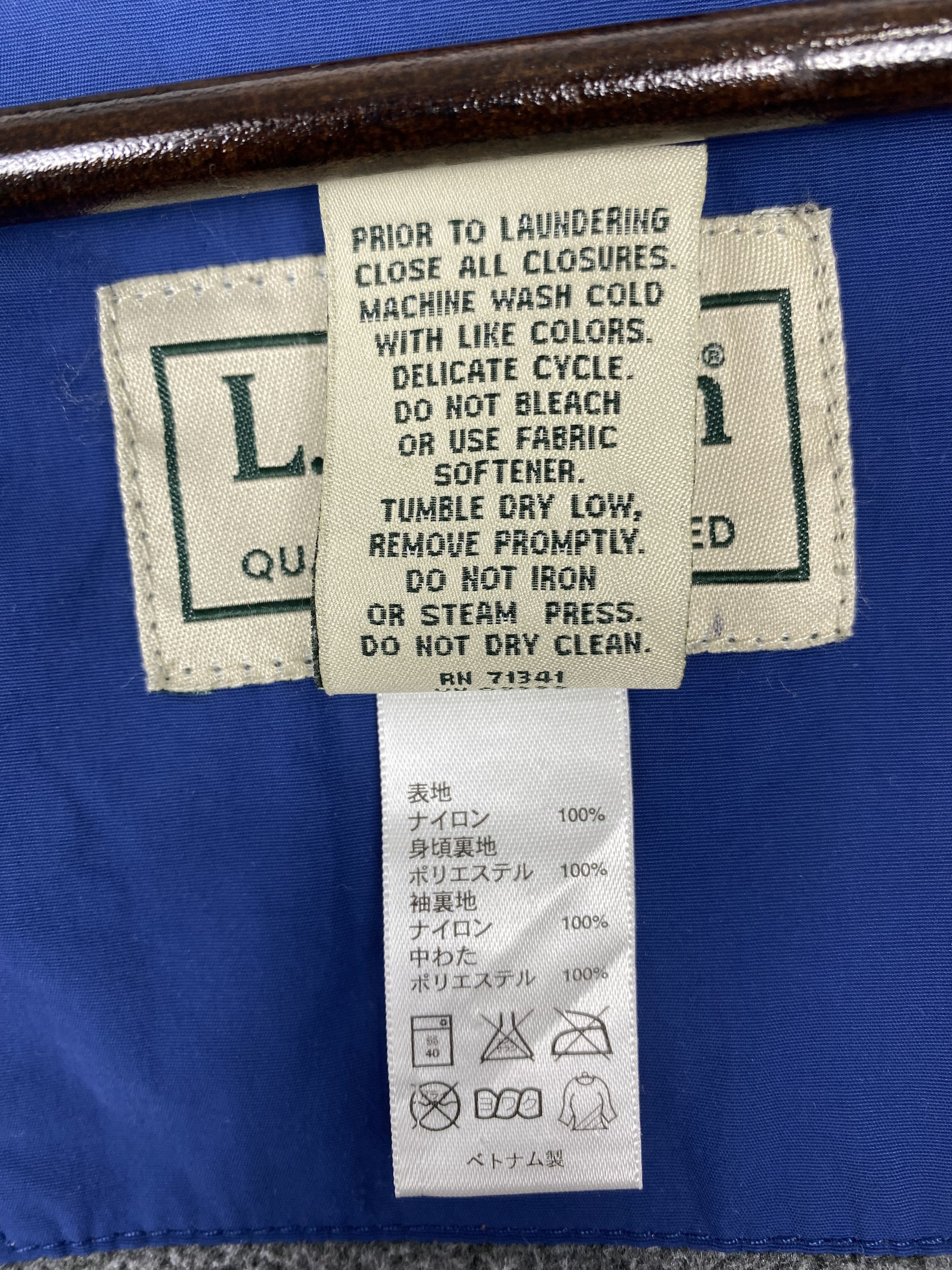 L.L. Bean Vintage L.L Bean Fleece Lining Zip Up Jacket Size US L / EU 52-54 / 3 - 9 Thumbnail