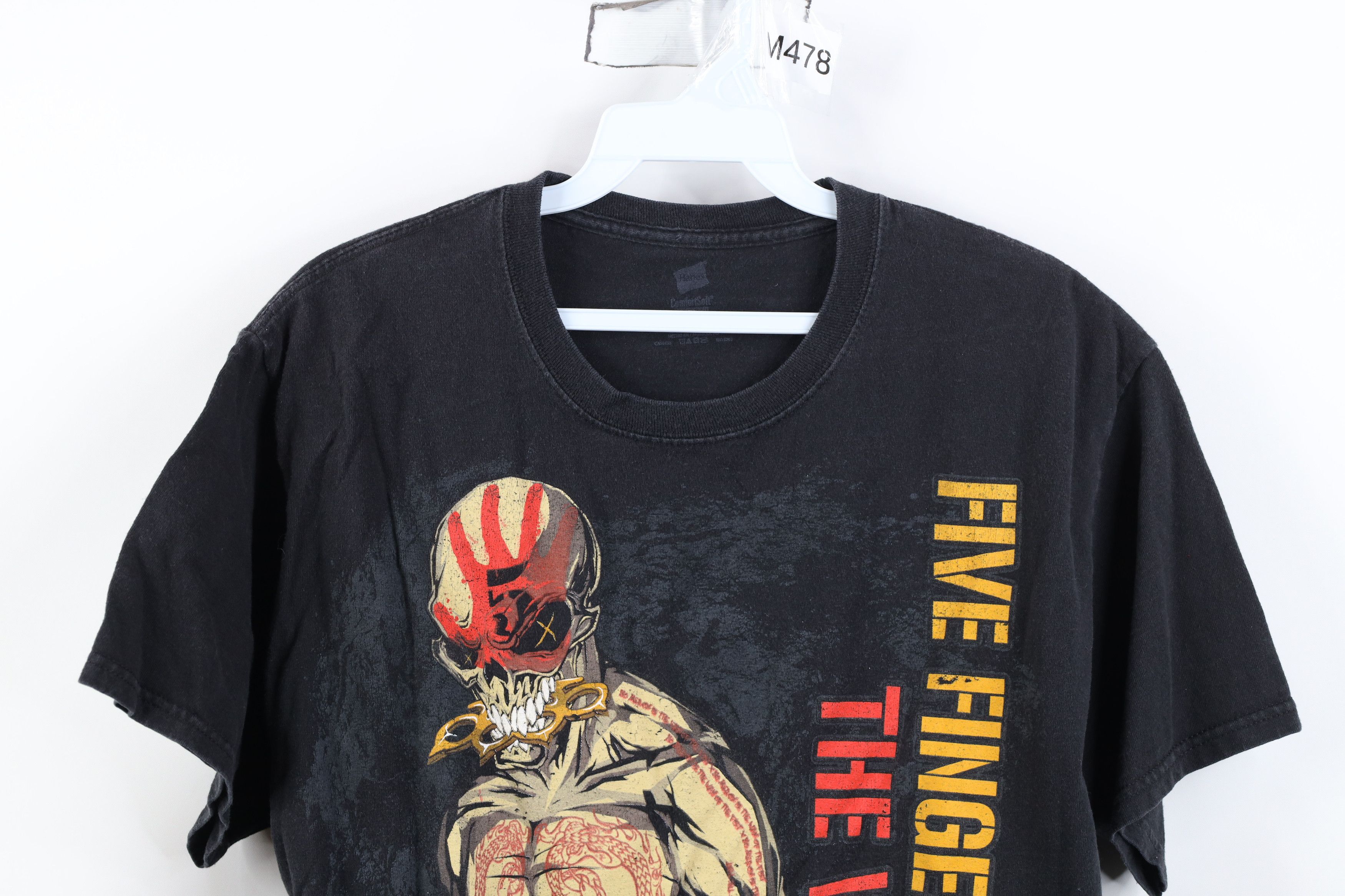 Vintage Vintage Way of the Fist Five Finger Death Punch Band T-Shirt Size US M / EU 48-50 / 2 - 2 Thumbnail