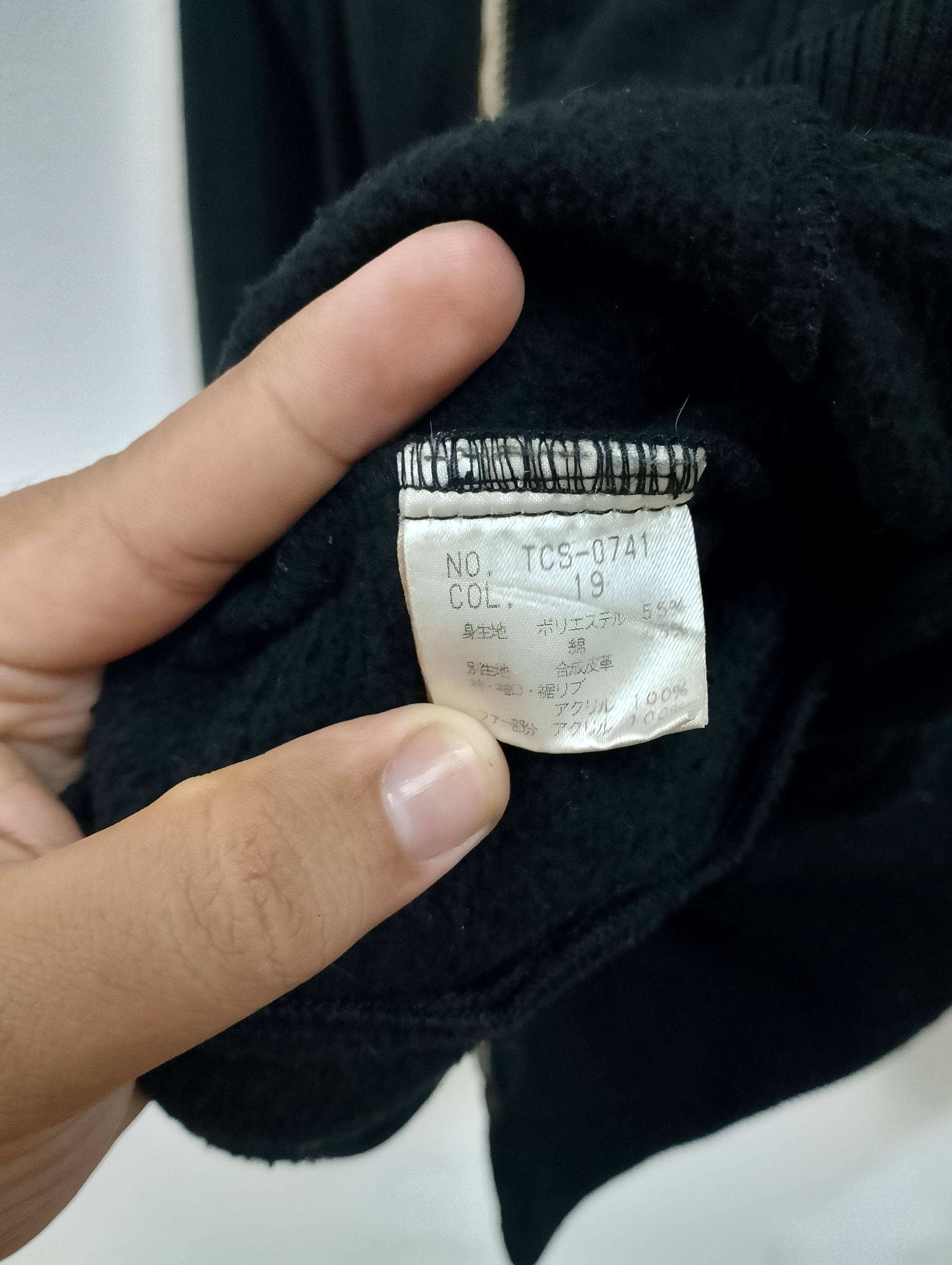 Tornado Mart Tornado Mart Asymmetrical Zip Hoodie - Black Fleece-Lined Size US S / EU 44-46 / 1 - 6 Thumbnail