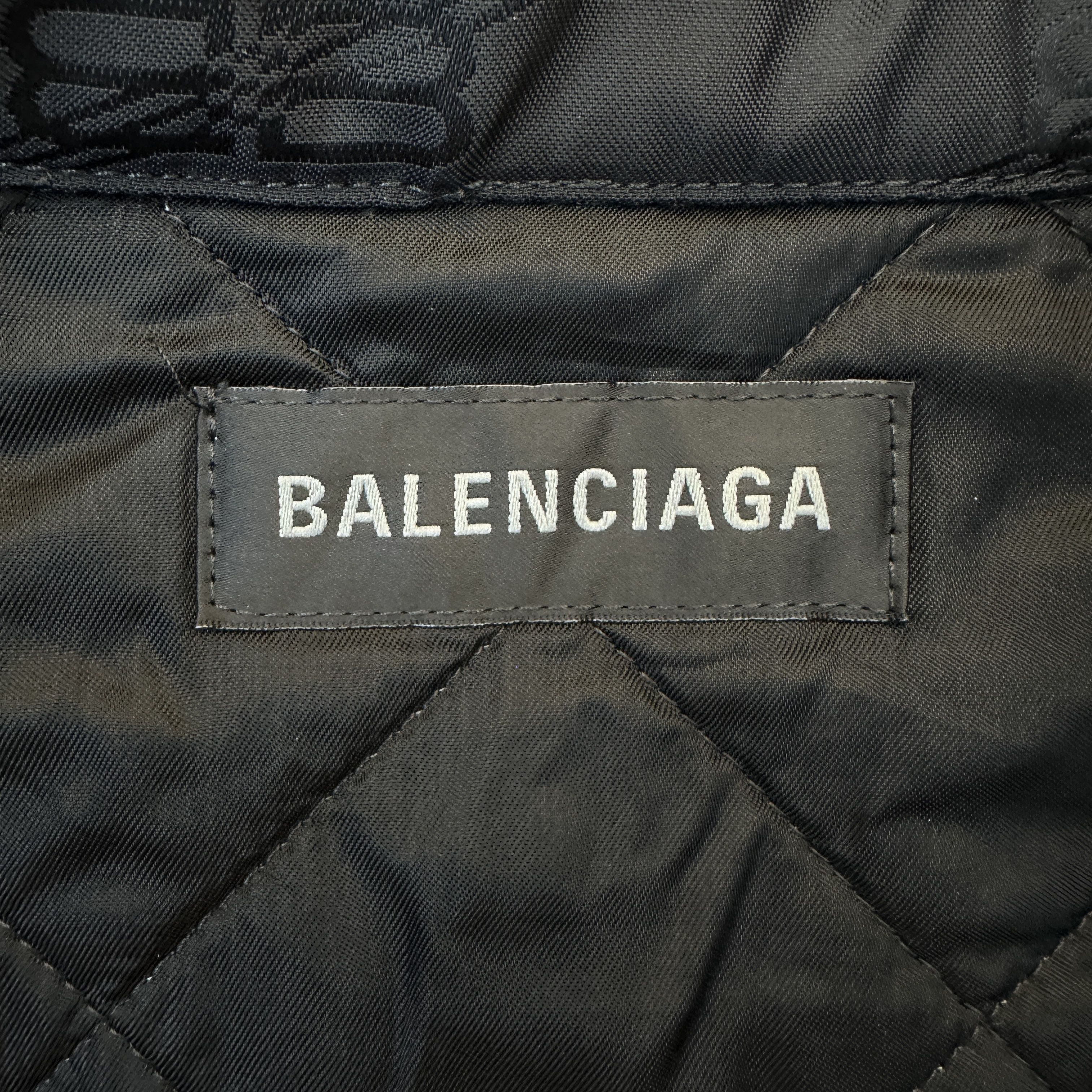 Balenciaga Balenciaga All-Over Logo Jacket (Size 48) Size US M / EU 48-50 / 2 - 4 Thumbnail