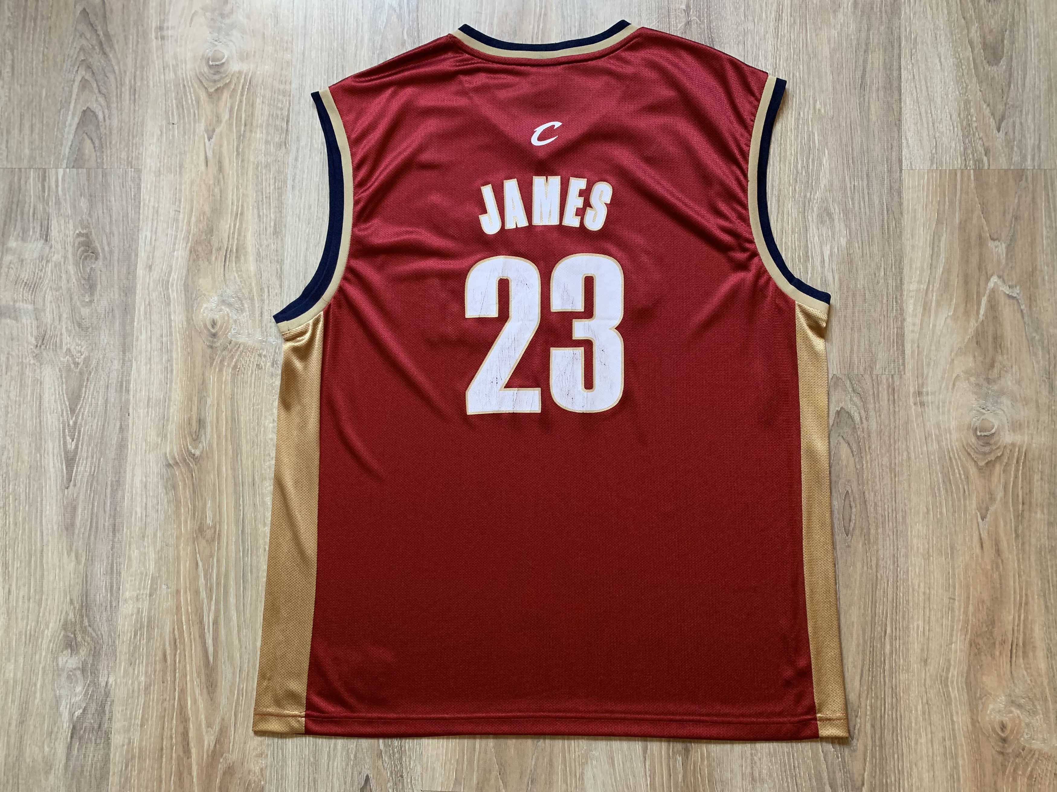 Adidas × NBA × Vintage Vintage Adidas Cleveland Cavaliers Lebron James #23 Jersey Size US XXL / EU 58 / 5 - 3 Thumbnail
