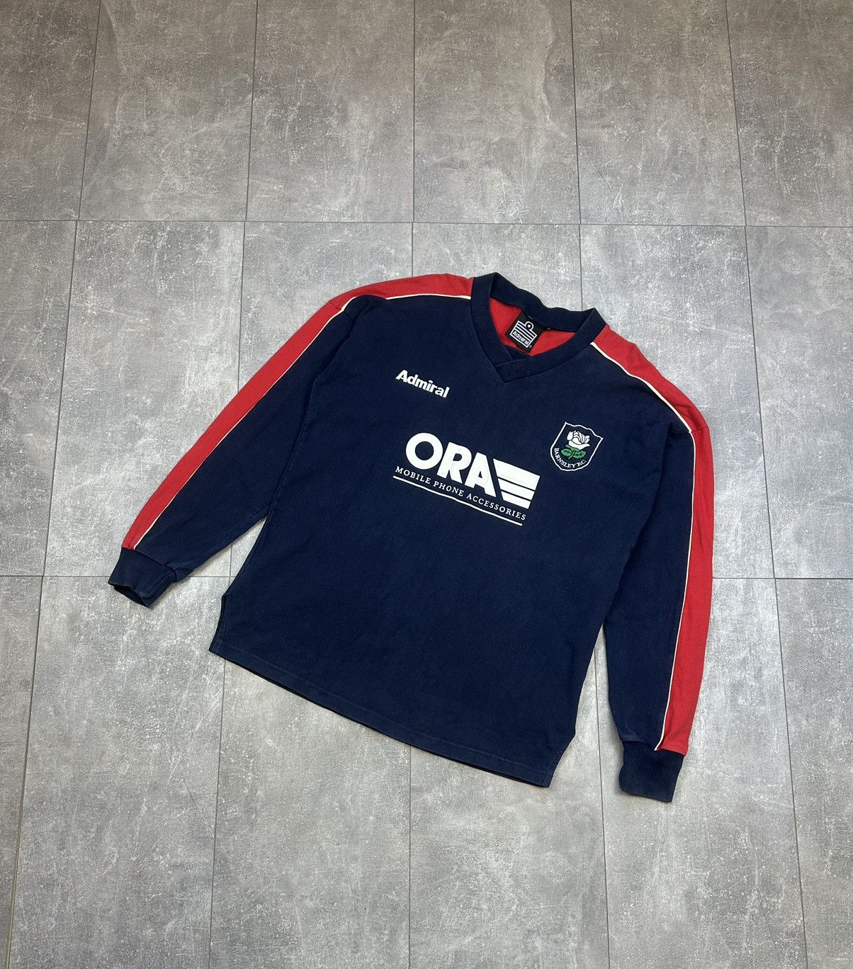 Vintage Admiral Barnsley F.C Soccer Sweatshirt