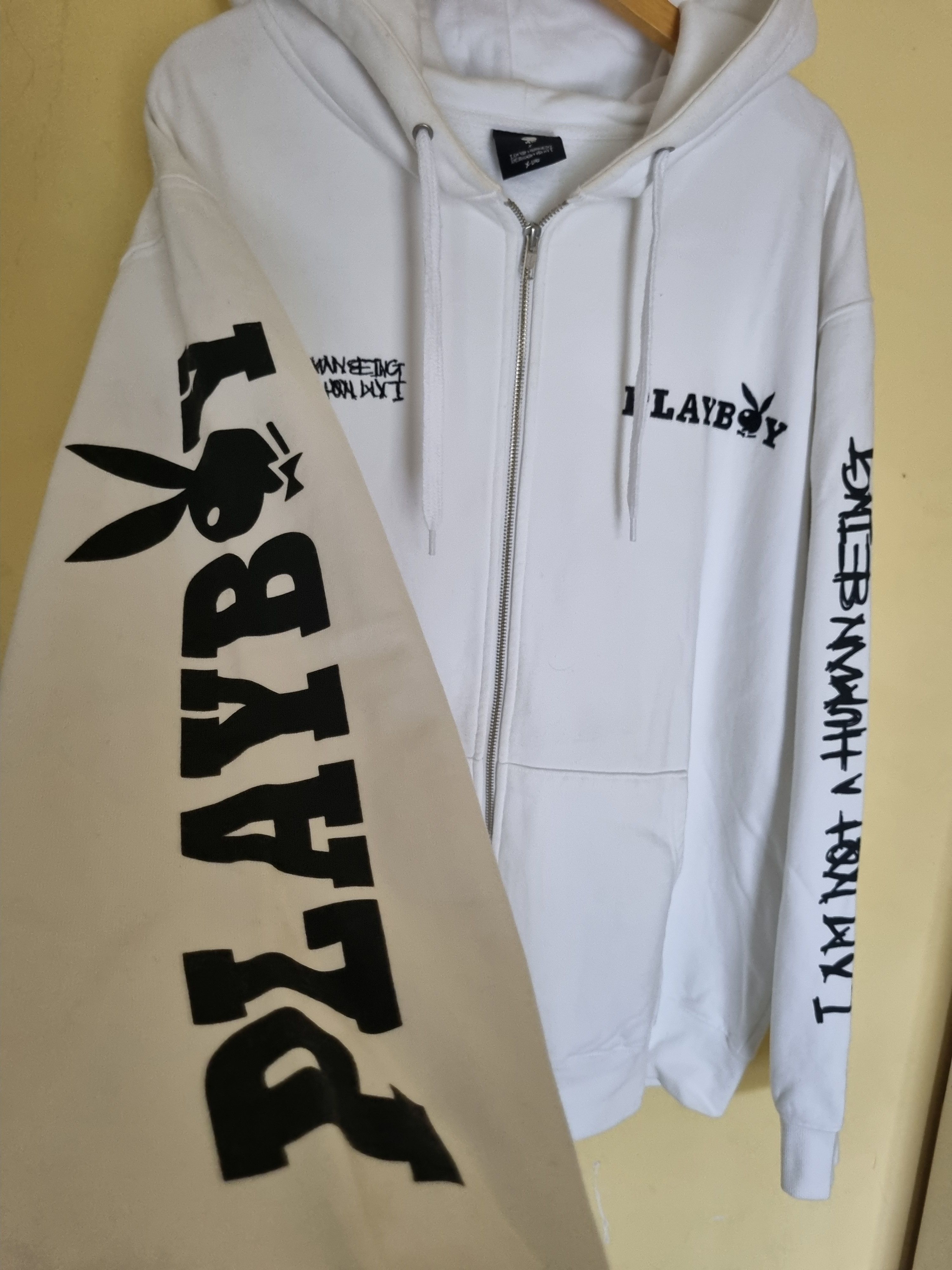 I Am Not A Human Being × Playboy Playboy X I Am Not Human Being Hoodie Zipper Size US XL / EU 56 / 4 - 4 Thumbnail