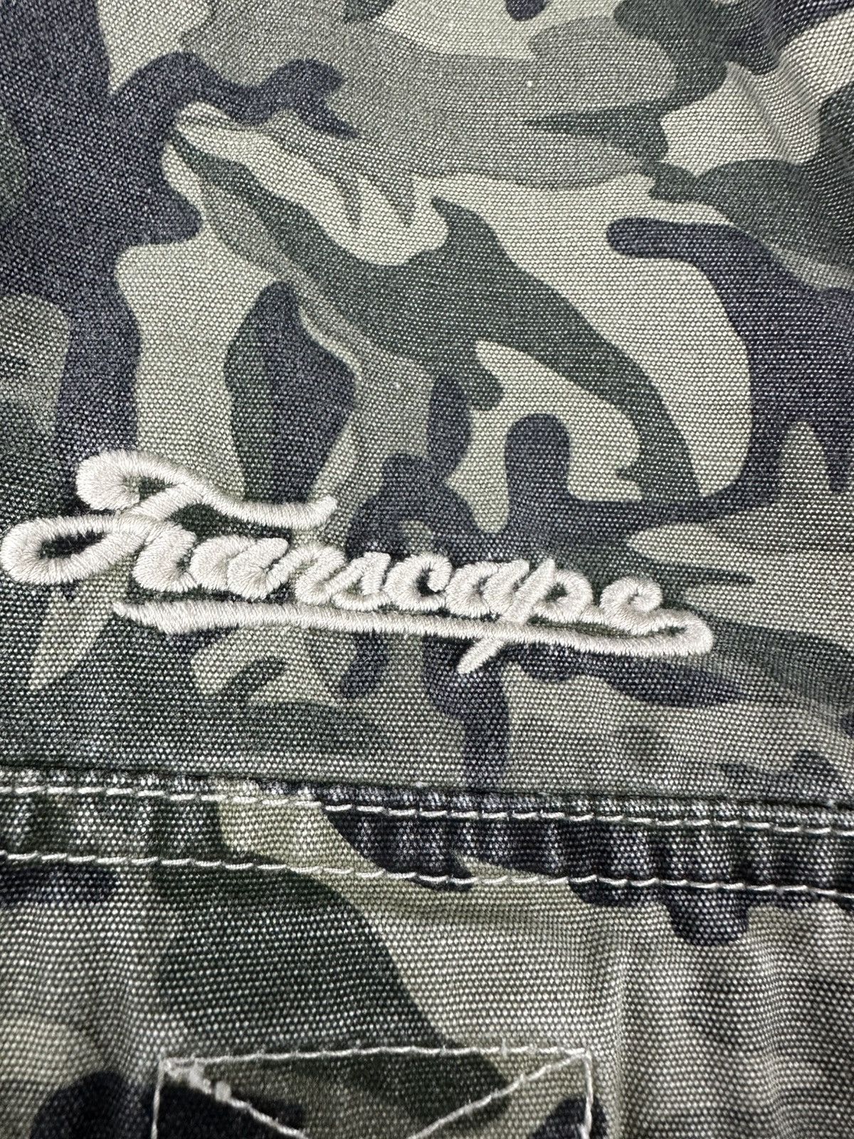 Designer Rare Farscape Camo Utility Bomber Jacket 2XL Streetwear Size US XXL / EU 58 / 5 - 4 Thumbnail