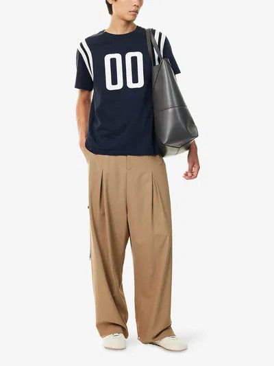 Loewe o1in1g0526 Patch Regular-Fit Cotton-Blend T-Shirt Multicolor Size US L / EU 52-54 / 3 - 2 Thumbnail
