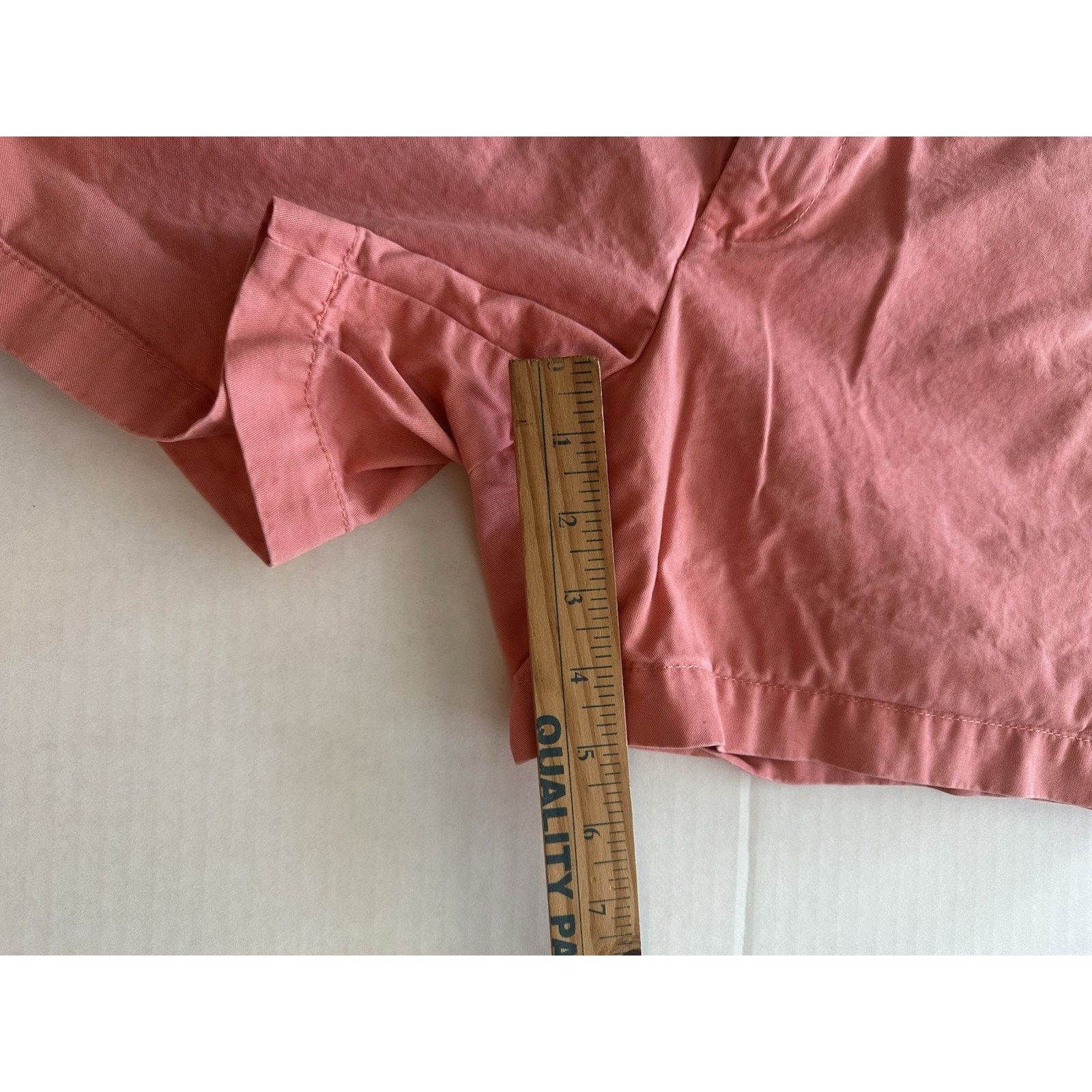Tommy Hilfiger Tommy Hilfiger Women's Chino Shorts Coral Pink sz 6, Cotton Size 28" / US 6 / IT 42 - 11 Thumbnail