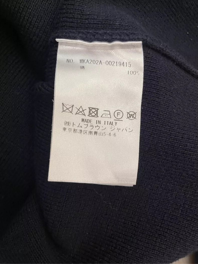 Thom Browne Thom Browne size2 Golden round neck knit sweater Size US M / EU 48-50 / 2 - 6 Thumbnail
