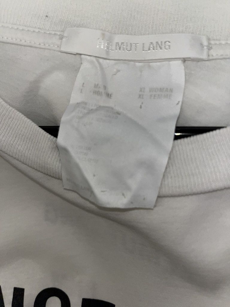 Helmut Lang Helmut Lang SSENSE Exclusive White 'Angel Hum' T-Shirt Size US L / EU 52-54 / 3 - 3 Thumbnail