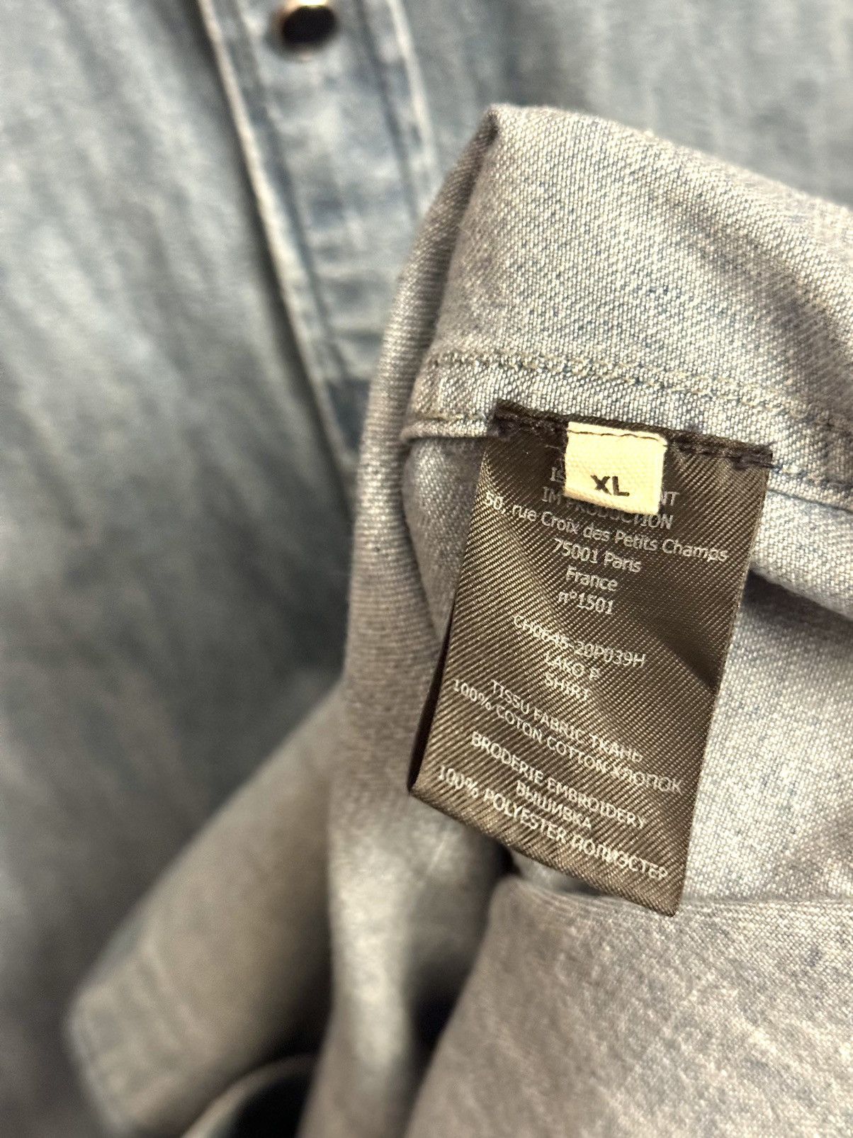 Isabel Marant isabel marant men denim shirt Size US XL / EU 56 / 4 - 3 Thumbnail