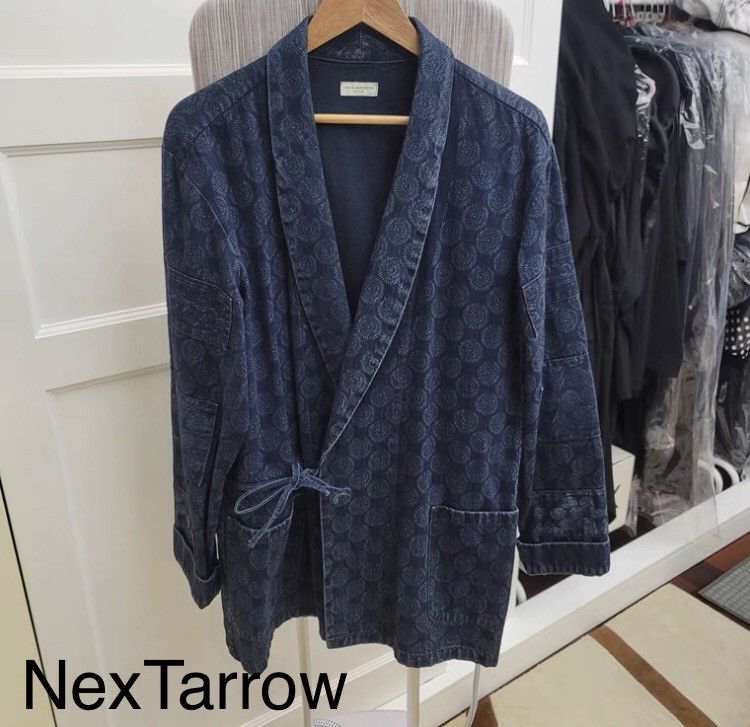Dries Van Noten Dries van noten Denim printed robe 2412-Nextarrow Size US M / EU 48-50 / 2 - 1 Thumbnail