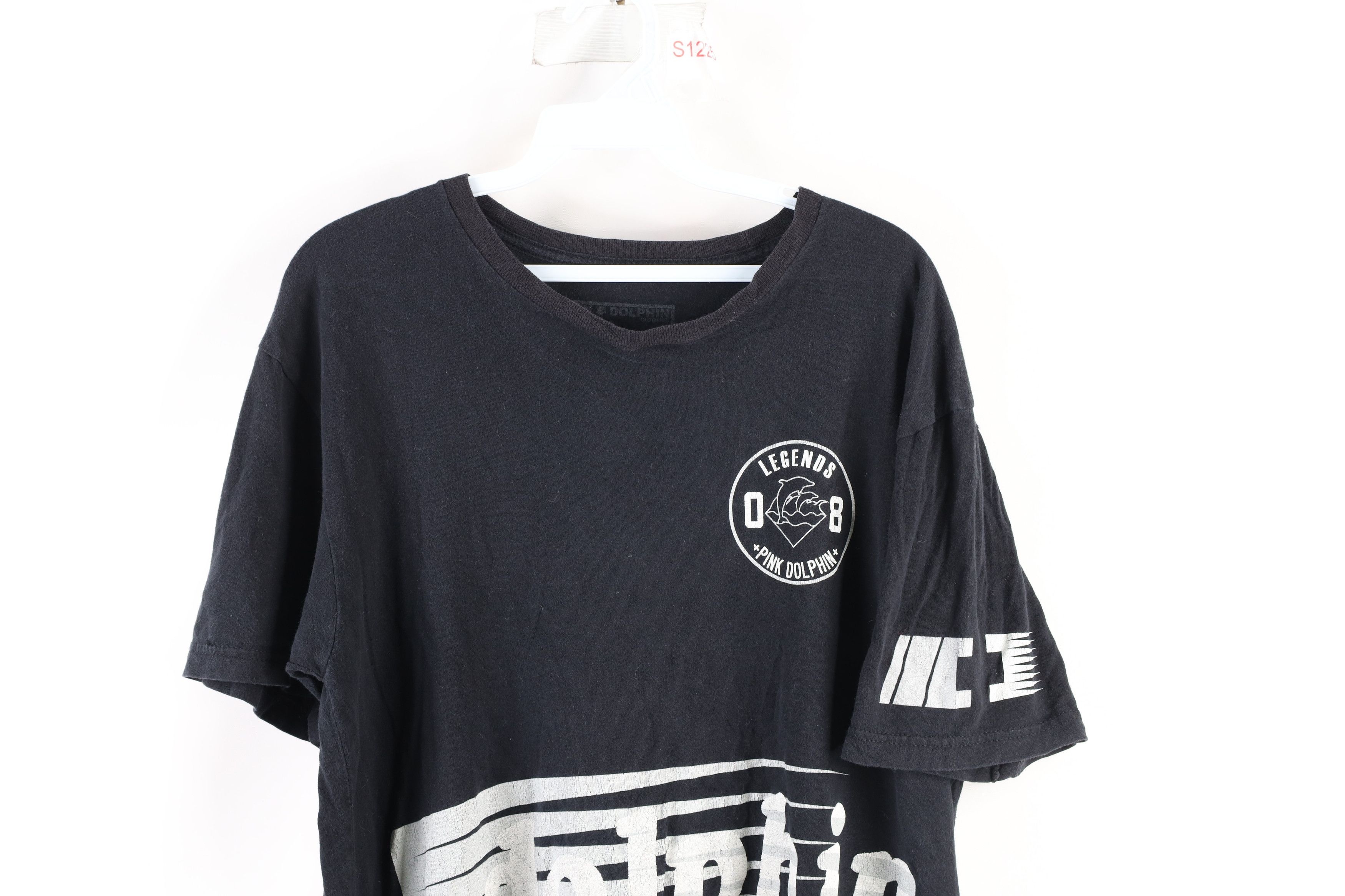 Pink Dolphin × Vintage Vintage Pink Dolphin Spell Out Short Sleeve T-Shirt Black Size US L / EU 52-54 / 3 - 2 Thumbnail