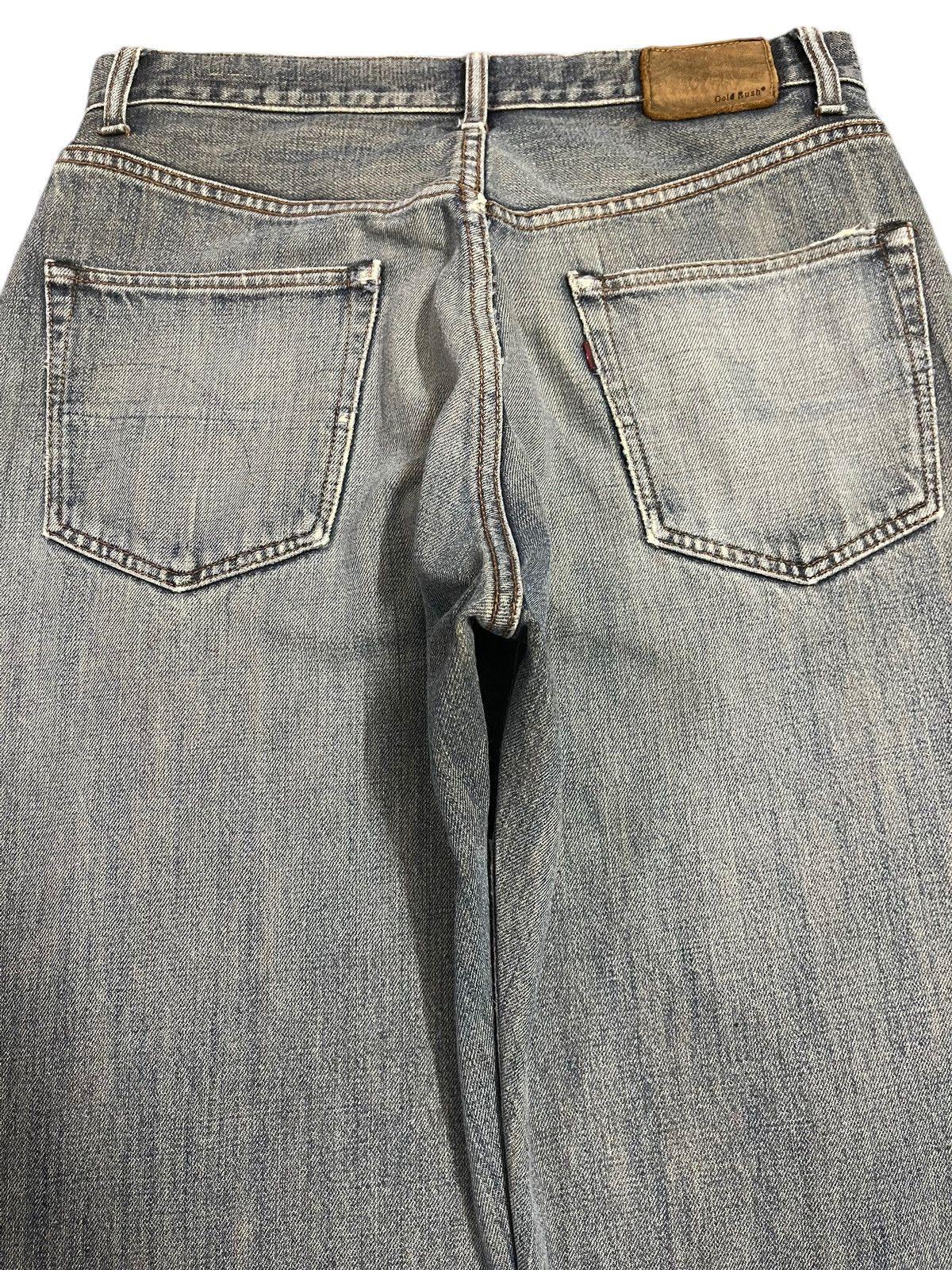 JNCO Vintage Japanese Brand Blue Washed Distressed Baggy Jeans Size US 31 - 5 Thumbnail