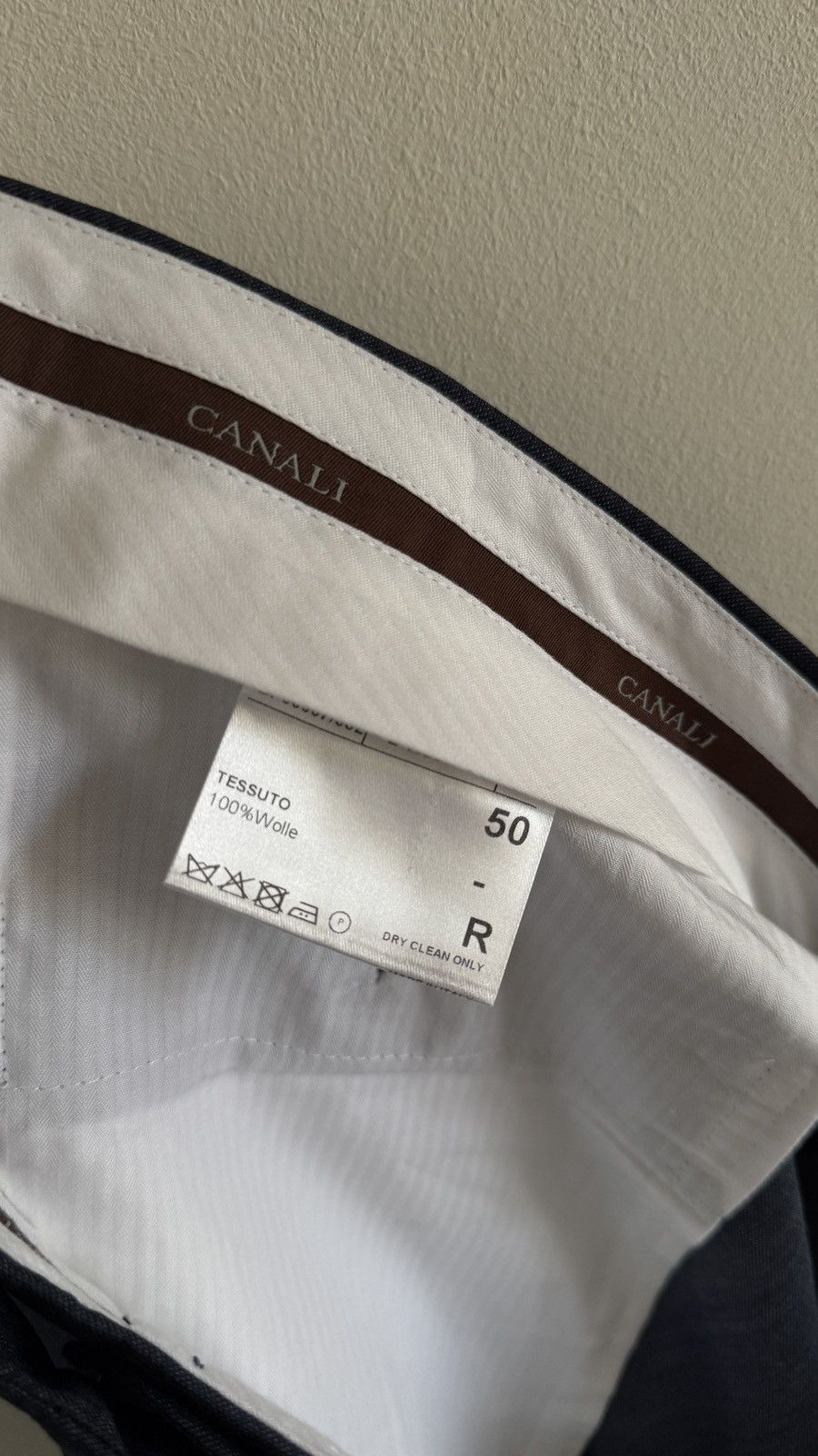 Canali Canali Wool Trousers Size US 34 / EU 50 - 4 Thumbnail