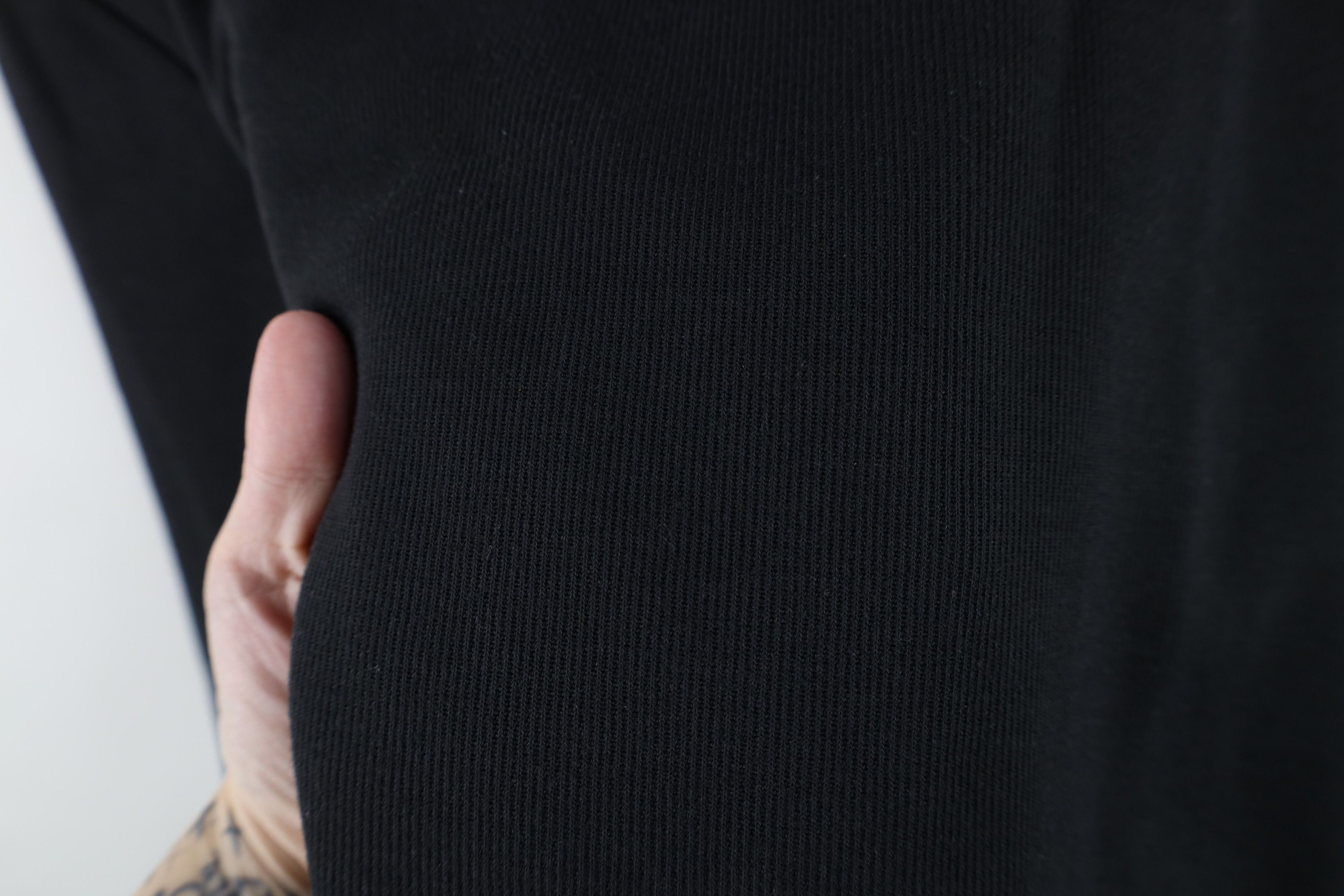 Vintage Vintage 90s Streetwear Ribbed Knit Mock Neck T-Shirt USA Size XL / US 12-14 / IT 48-50 - 5 Thumbnail