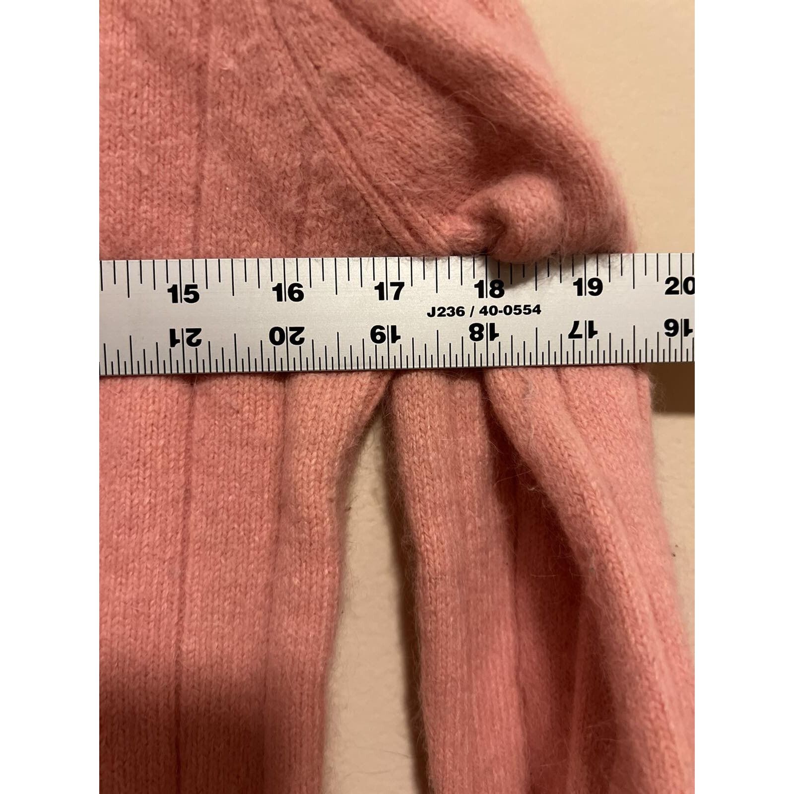 Marc Newson Newport News Angora Lambswol Women's pink top Size L A000160 Size L / US 10 / IT 46 - 5 Thumbnail