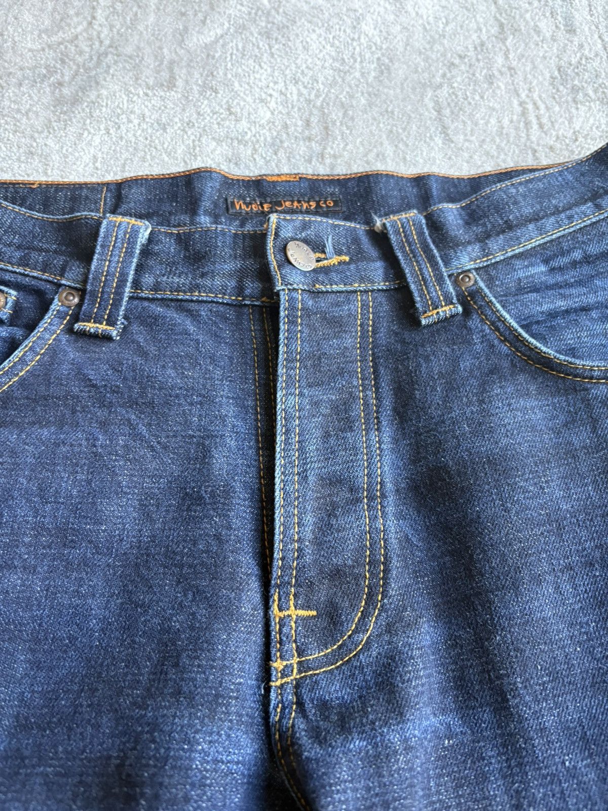 Nudie Jeans Nudie Jeans Straight Alf Denim Dry Heavy Size US 31 - 4 Thumbnail