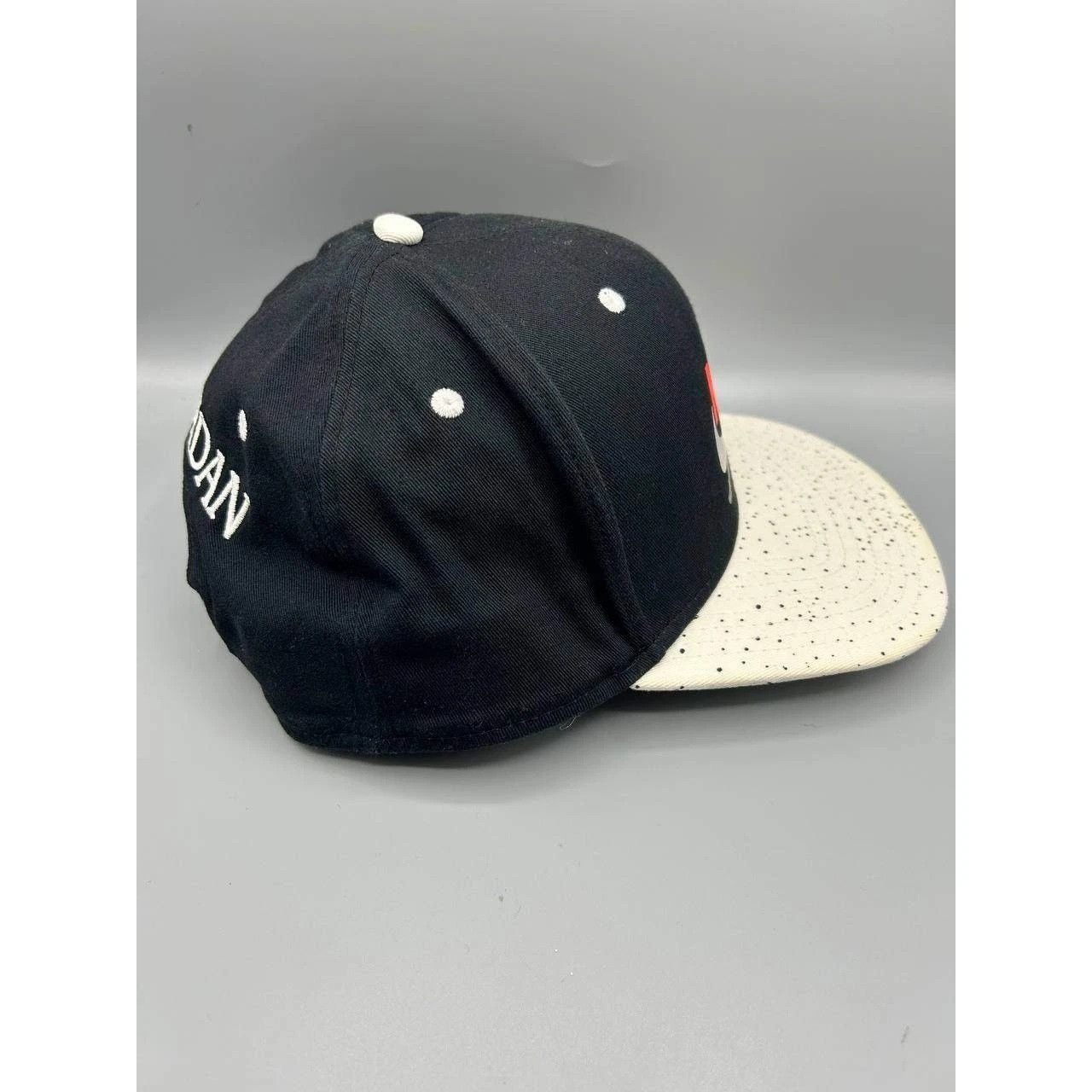 Jordan Brand Air Jordan Pro Hat Men Black White Classic Cement Snap Back Size ONE SIZE - 6 Thumbnail