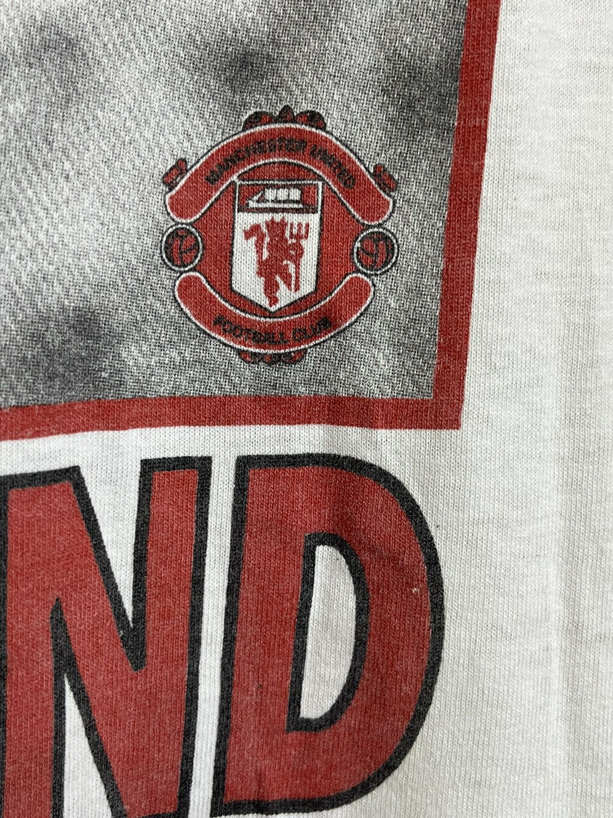 Vintage VINTAGE 90s RYAN GIGGS MANCHESTER UNITED BIG PRINT T SHIRT Size US XXL / EU 58 / 5 - 5 Thumbnail