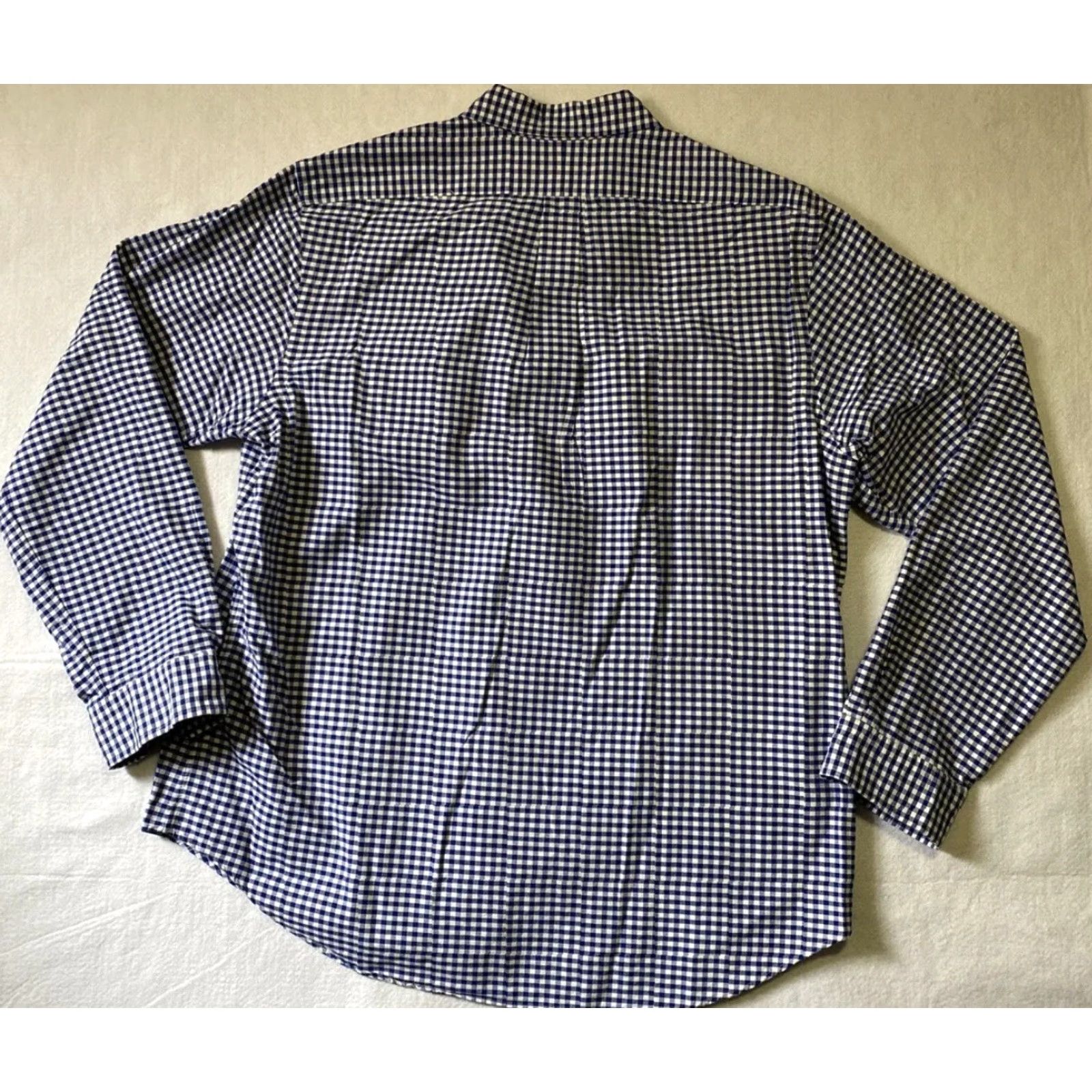 Polo Ralph Lauren Polo Ralph Lauren Dress Shirt Men’s XL Long Sleeve Button Down Blue 25-22 Size 46R - 7 Thumbnail