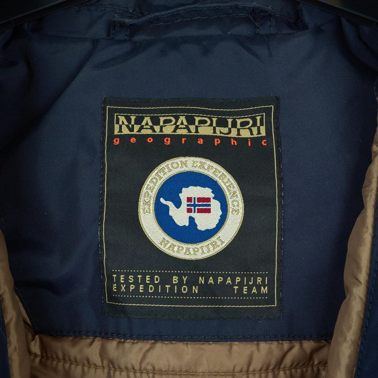 Napapijri Women L Parka Coat Hooded Overcoat Mac Jacket Windbreaker Size L / US 10 / IT 46 - 4 Thumbnail