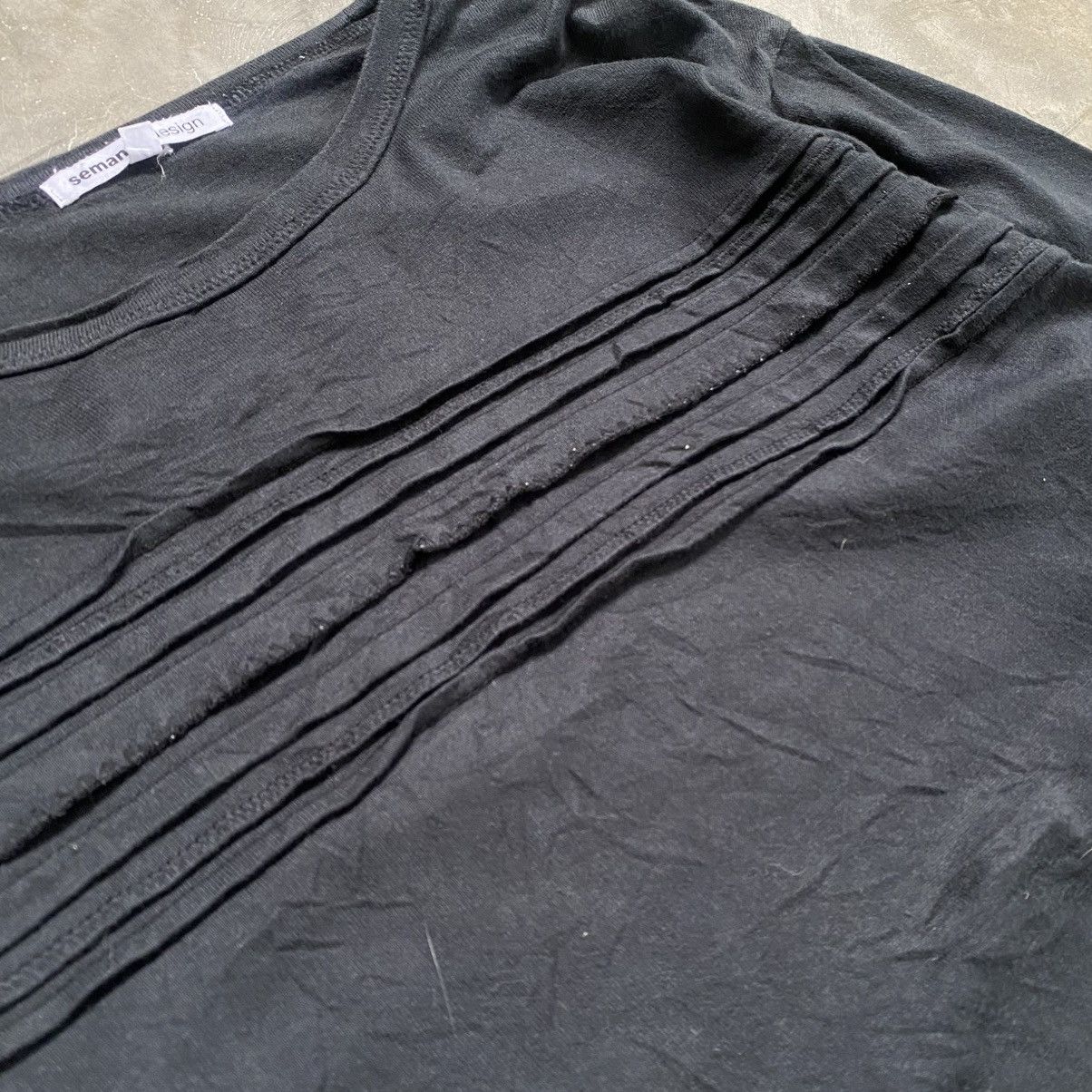 Japanese Brand 2000s Semantic Design Vkei Style Texture Ls T-Shirt Size US M / EU 48-50 / 2 - 7 Thumbnail