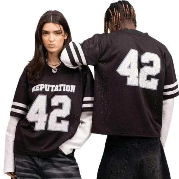 Reputation Studios Reputation Studios “42 Jersey” Long Sleeve Mesh Top L Size US L / EU 52-54 / 3 - 11 Thumbnail